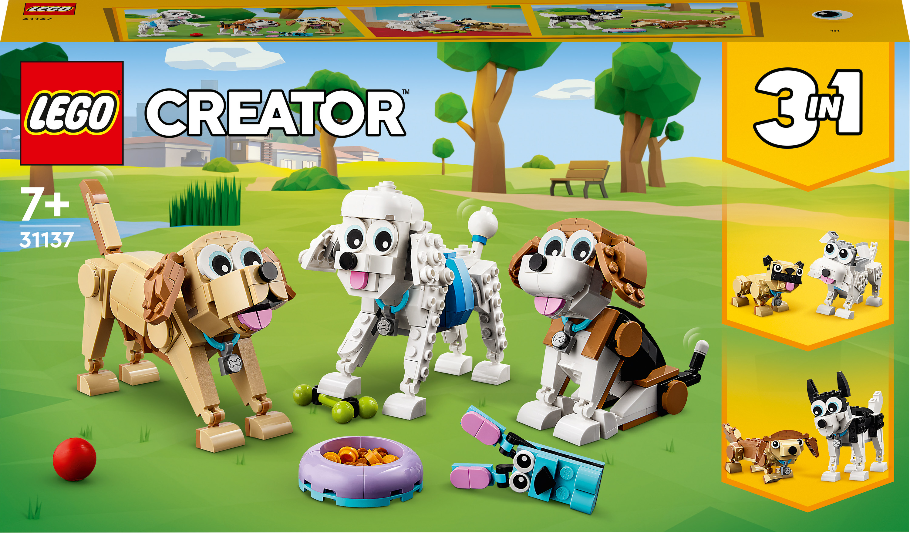 Акція на Конструктор LEGO Creator Милі собачки (31137) від Будинок іграшок