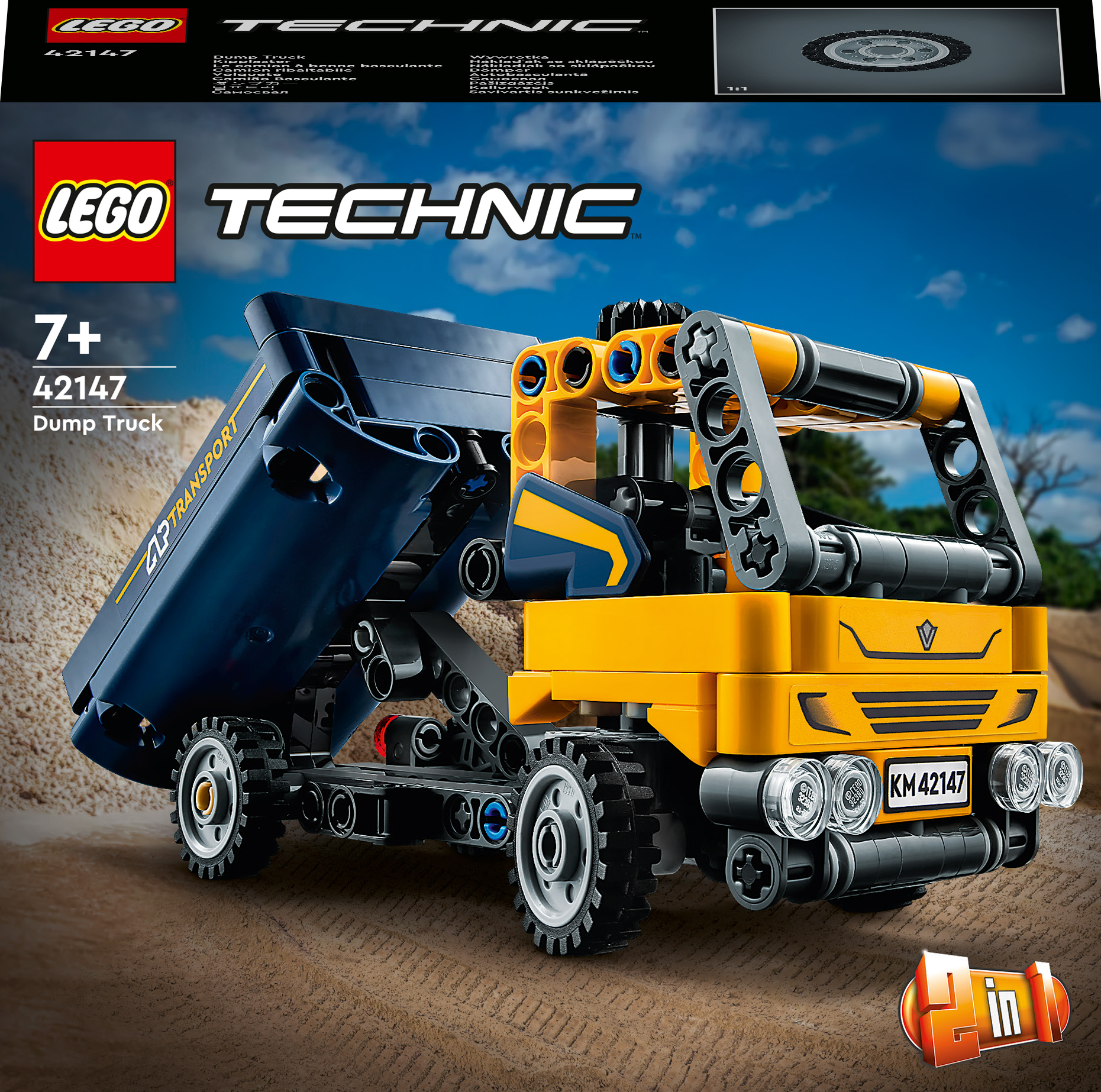 

Конструктор LEGO Technic Самоскид (42147)