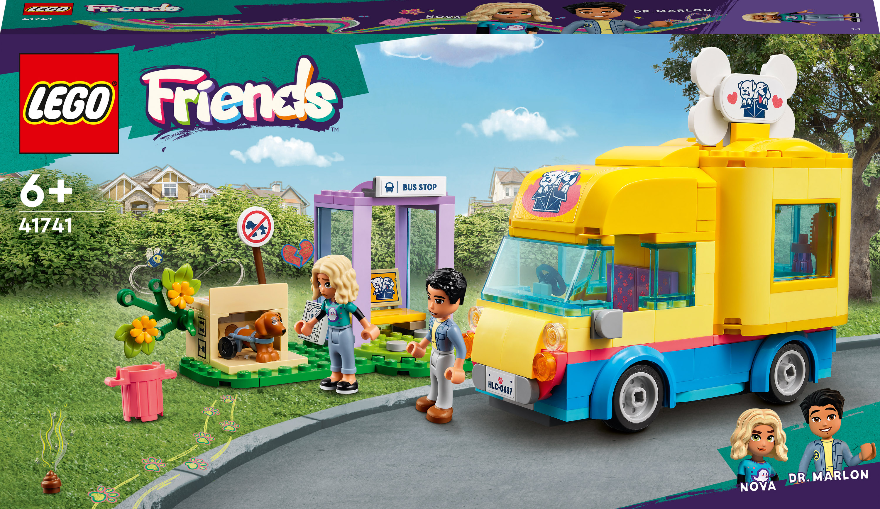 

Конструктор LEGO Friends Фургон для порятунку собак (41741)