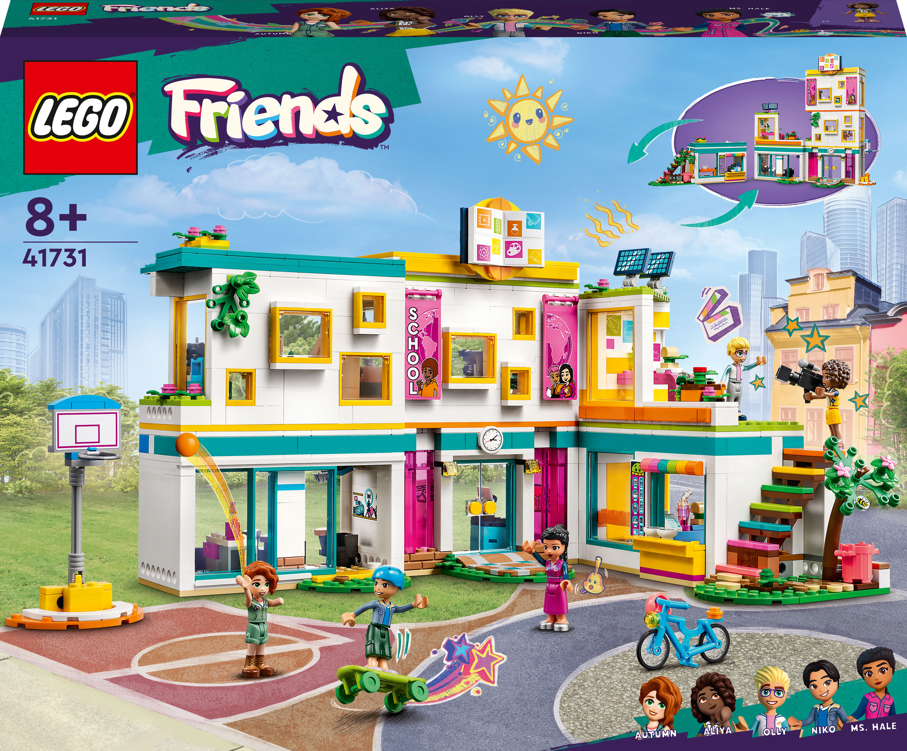 Акция на Конструктор LEGO Friends Хартлейк-Сіті: міжнародна школа (41731) от Будинок іграшок