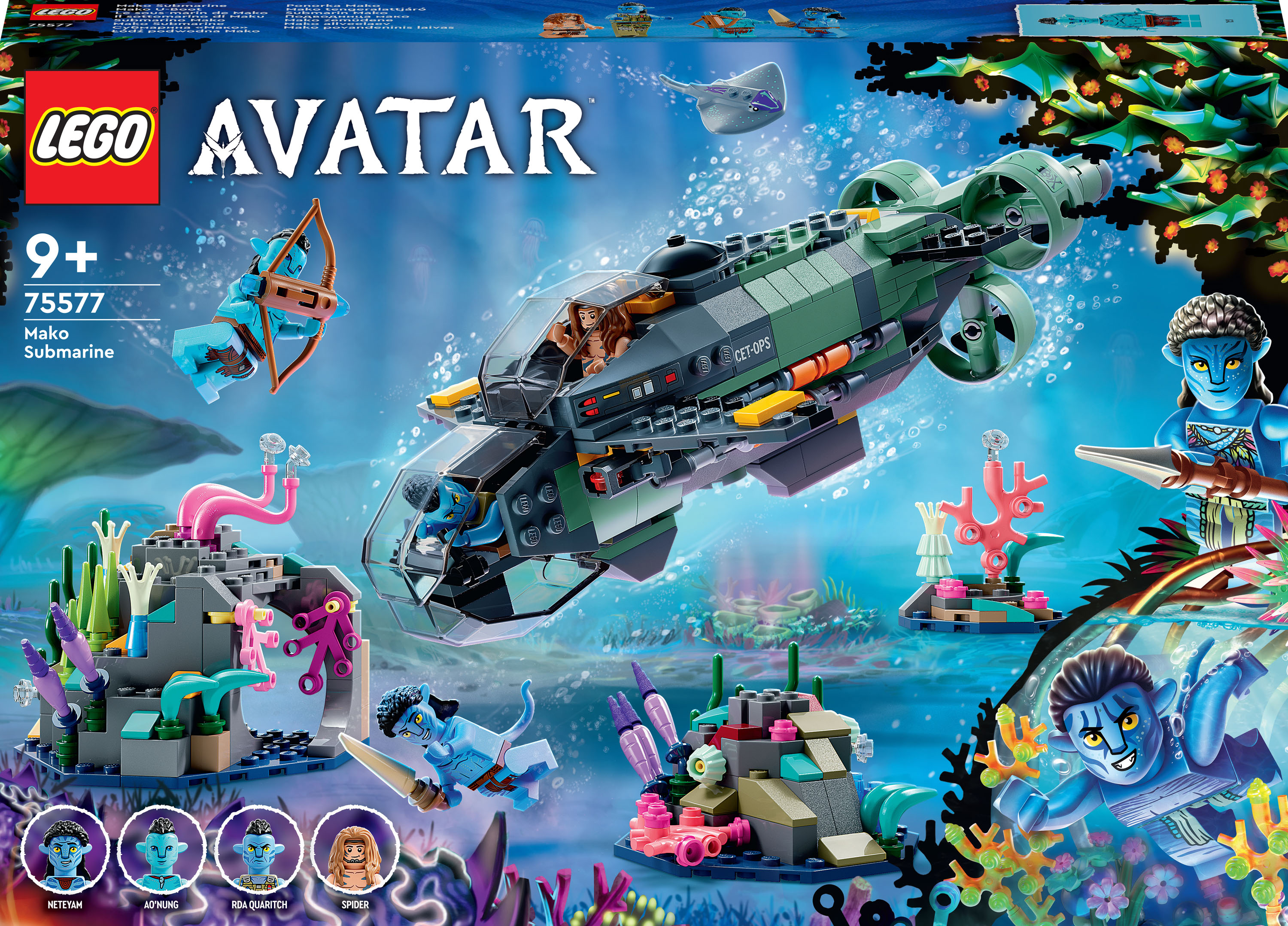 

Конструктор LEGO Avatar Підводний човен Мако (75577)