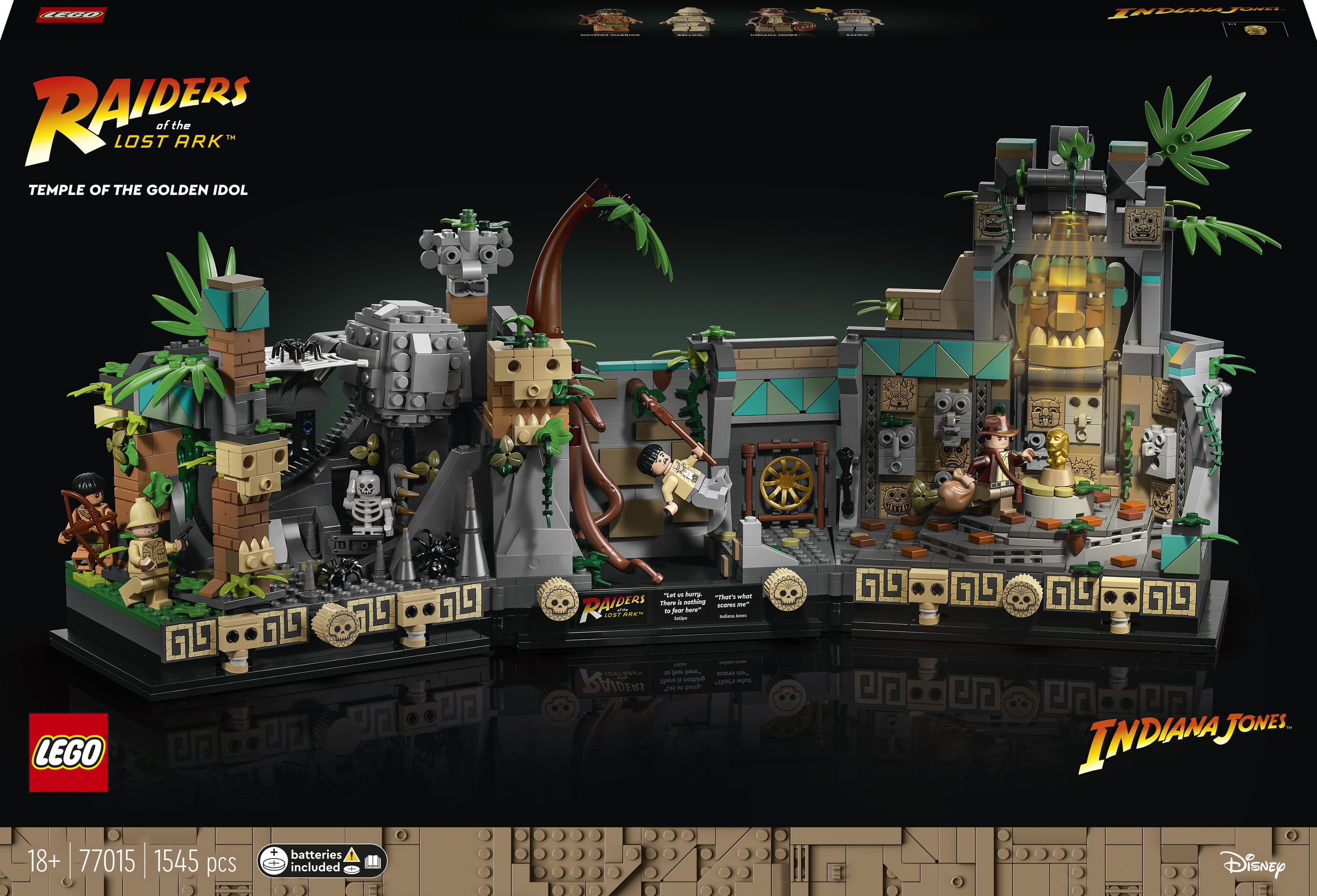 Акция на Конструктор LEGO Indiana Jones Храм Золотого Ідола (77015) от Будинок іграшок