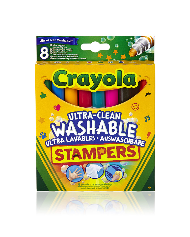 

Набір фломастерів Crayola з міні-штампами 8 шт (58-8129)