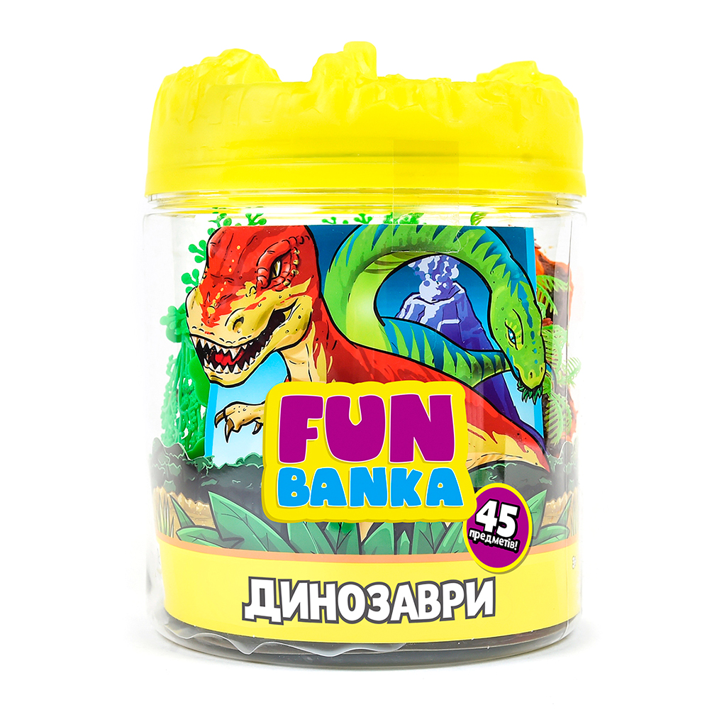 Акція на Ігровий набір Fun Banka Динозаври (101759-UA) від Будинок іграшок