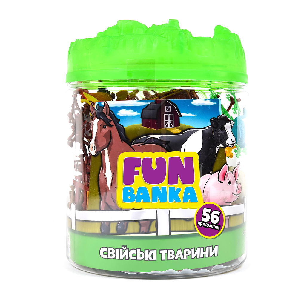 Акція на Ігровий набір Fun Banka Свійські тварини (320062-UA) від Будинок іграшок
