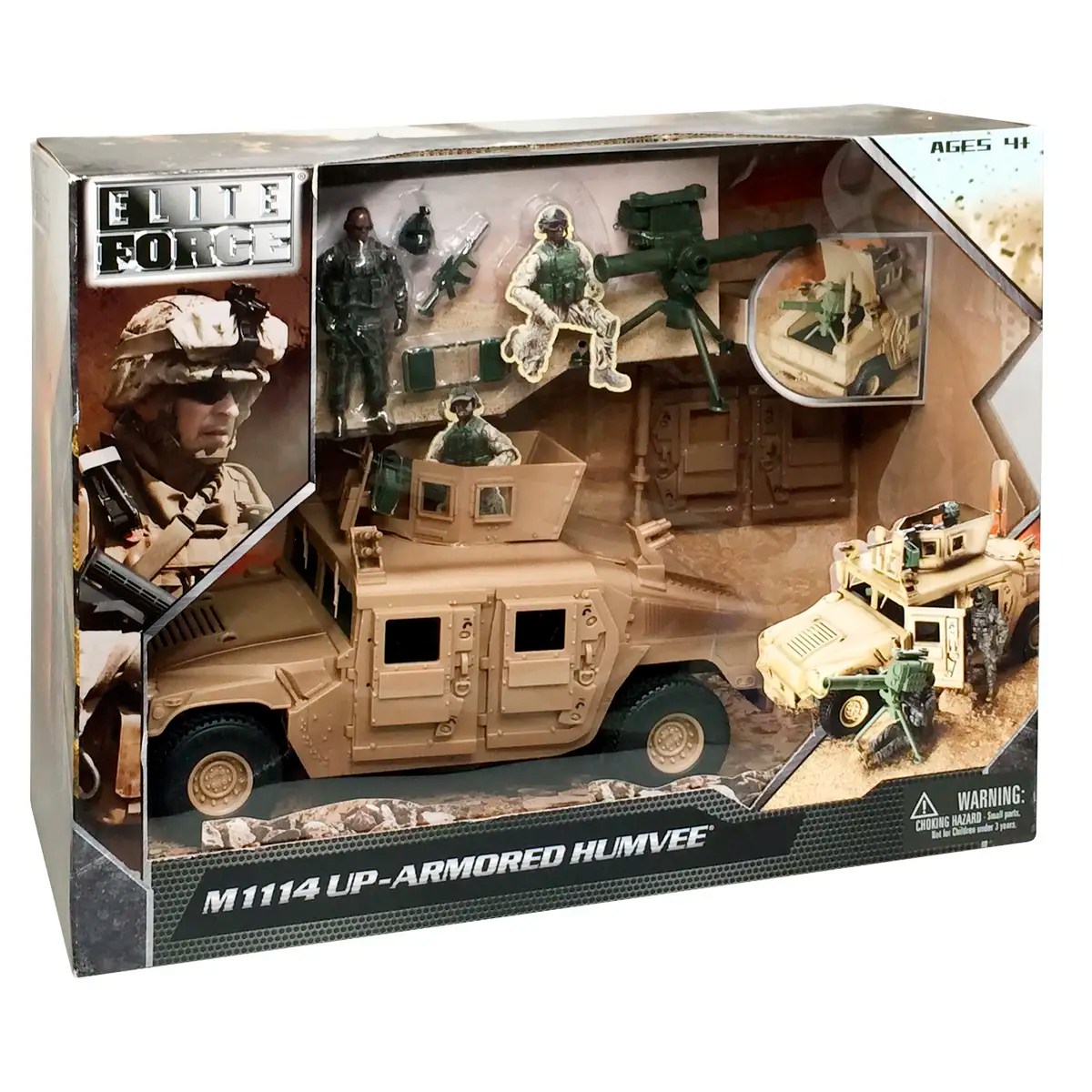 Акція на Ігровий набір Elite Force Бронеавтомобіль Humvee M1114 (101863) від Будинок іграшок