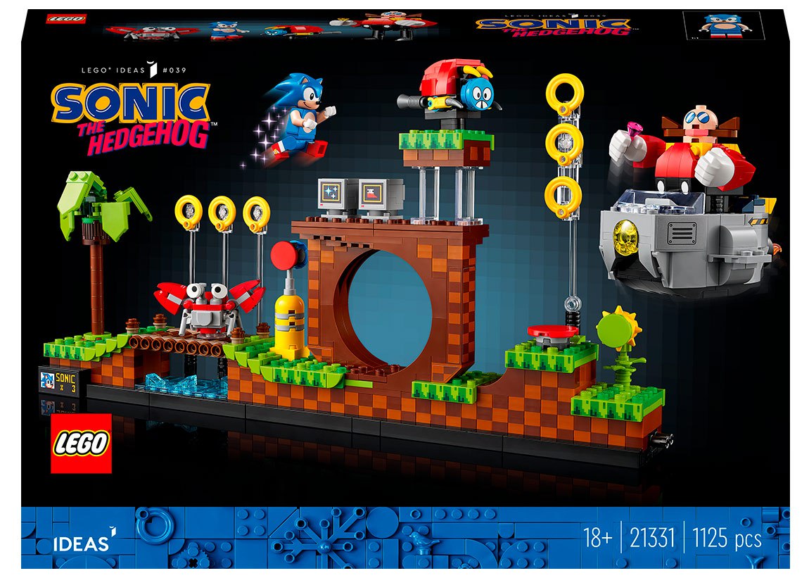

Конструктор LEGO Ideas Їжачок Сонік— Зона із зеленим пагорбом (21331)