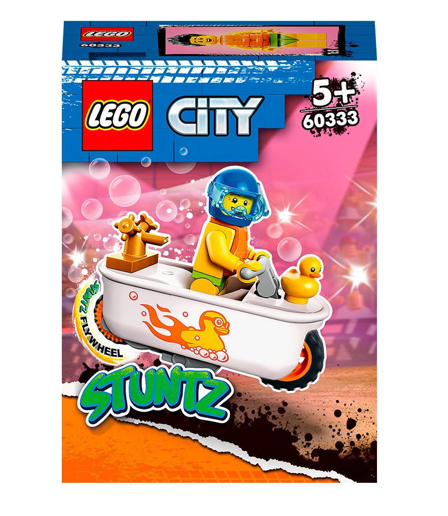 

Конструктор LEGO City Каскадерський мотоцикл для гри у ванні (60333)