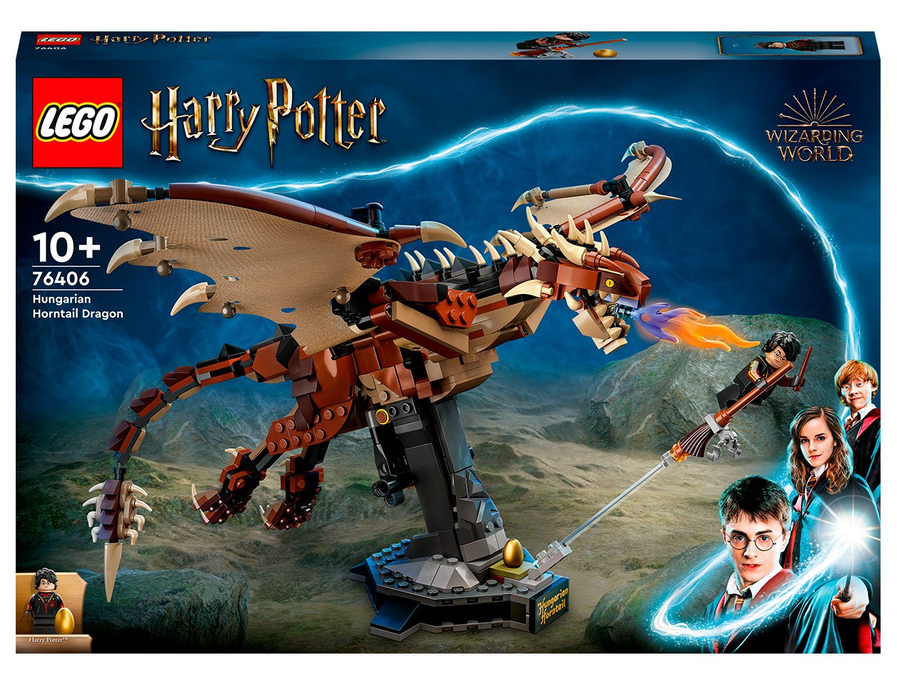 

Конструктор LEGO Harry Potter Угорський хвосторогий дракон (76406)