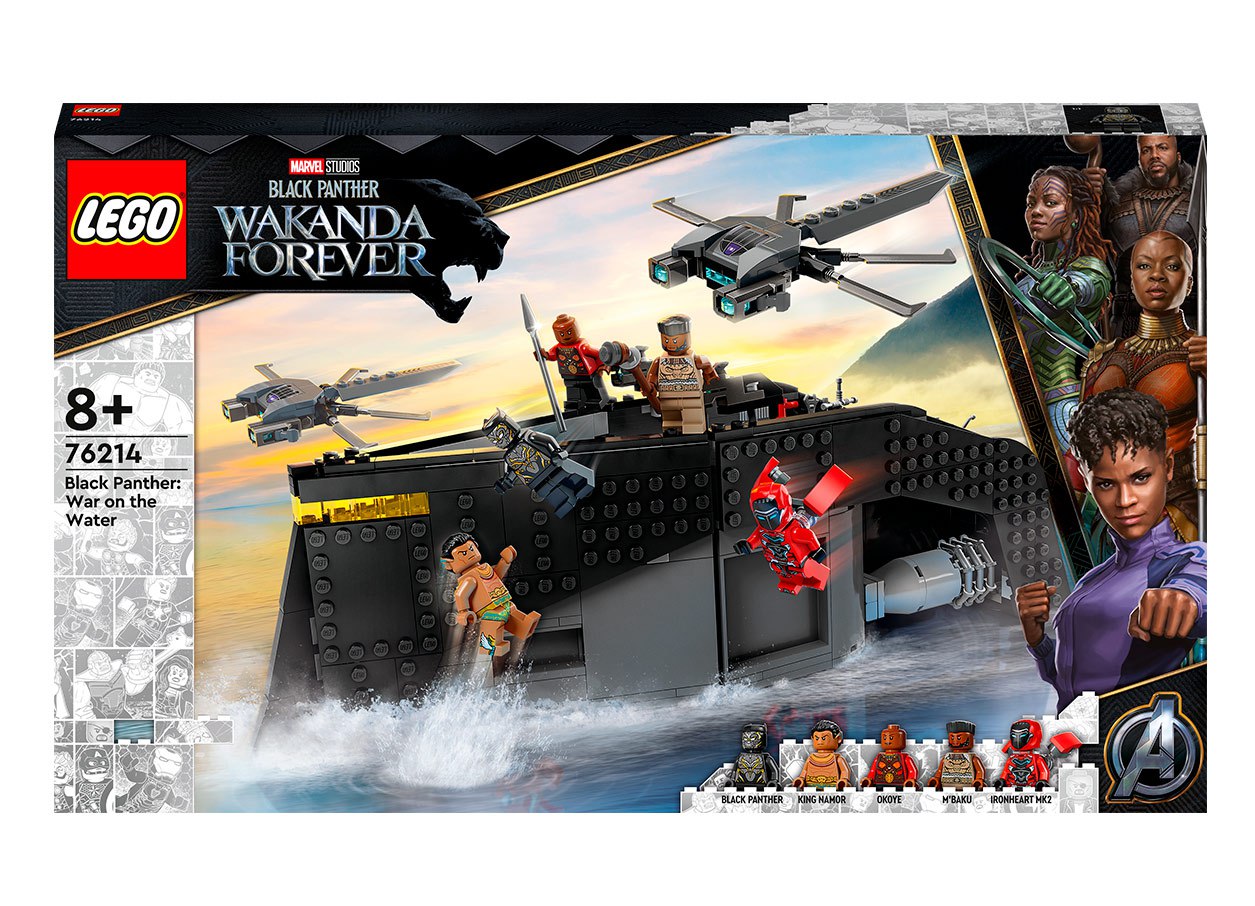 

Конструктор LEGO Марвел Чорна Пантера: битва на воді (76214)