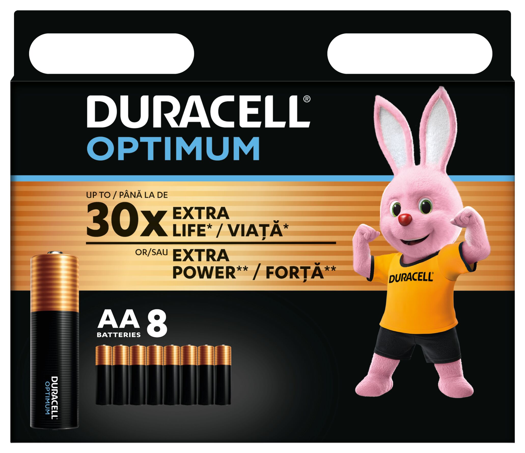 

Батарейки алкаліновi ​Duracell Optimum AA CEE GEN3 8 штук (5000394158931)