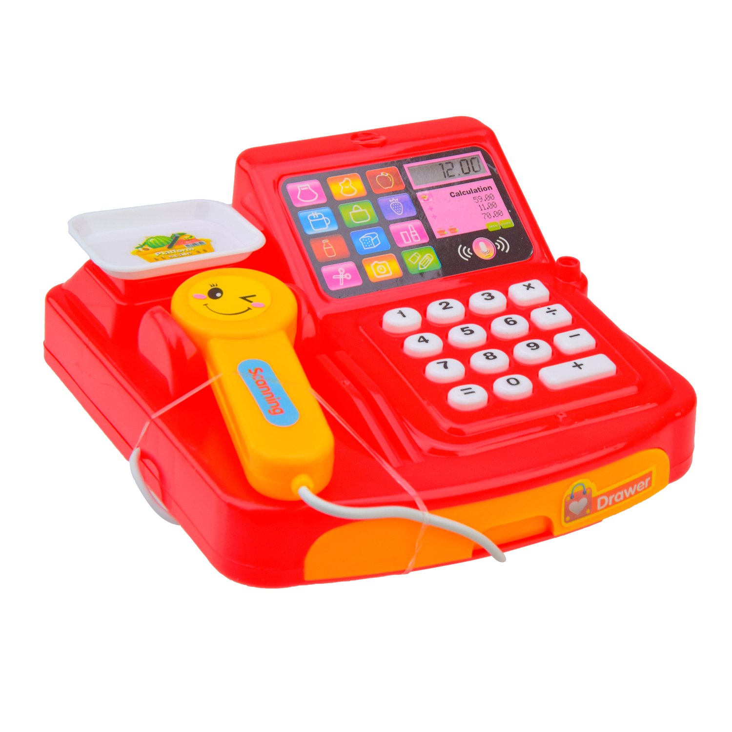 

​Касовий апарат Shantou Jinxing Cash register червоний (777-21/23/24/3)