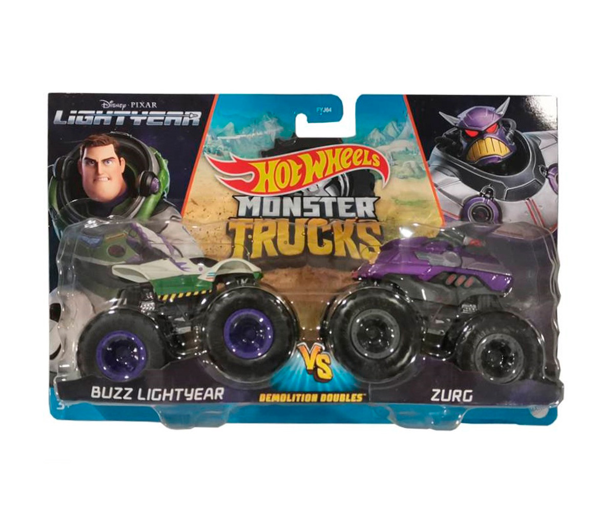 

Ігровий набір Hot Wheels Monster Trucks Buzz lightyear vs Zurg (FYJ64/HNX24)