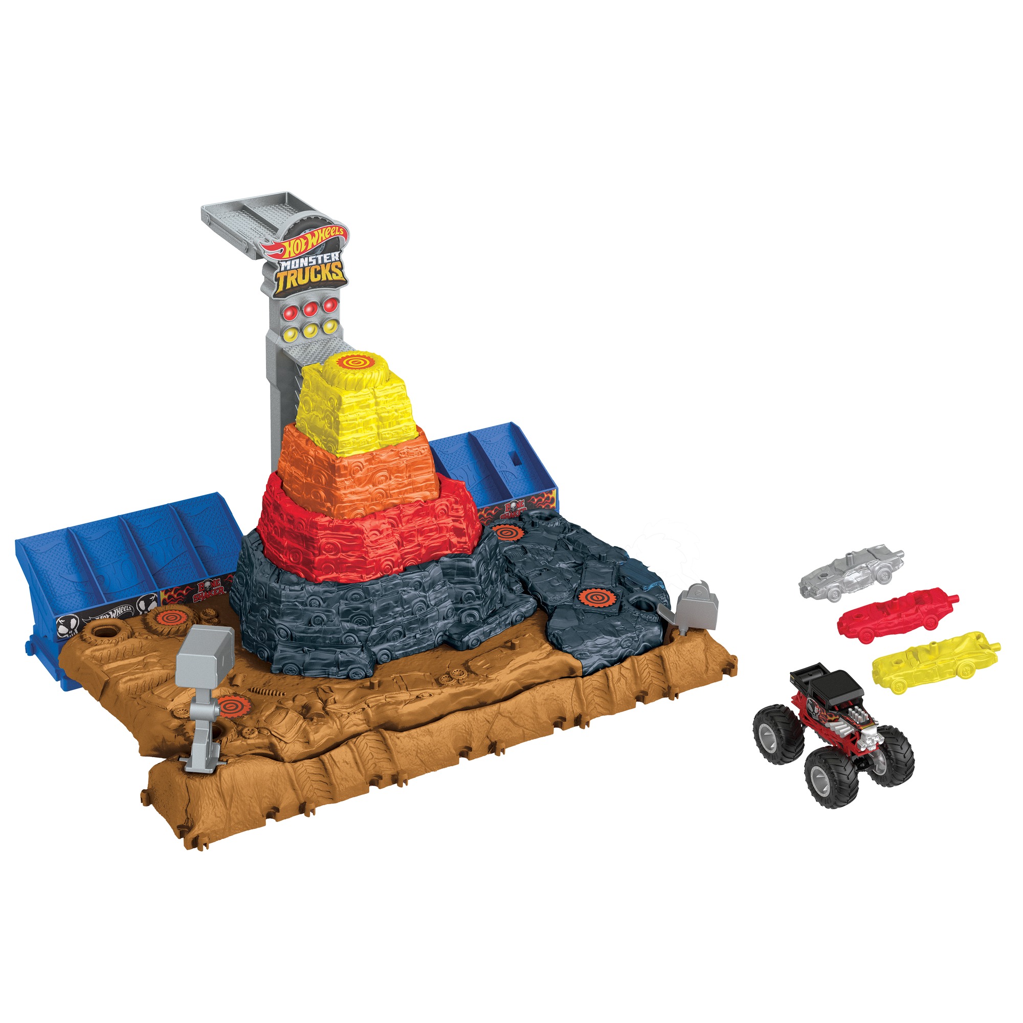 

Станція Hot Wheels Monster Trucks Тренувальна арена Неймовірна автотроща (HNB96)