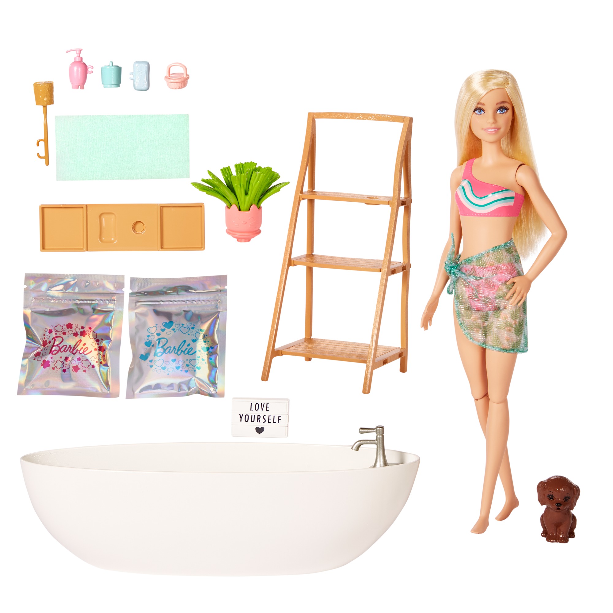 

Ігровий набір Barbie Self-care Пінна ванна із конфеті (HKT92)
