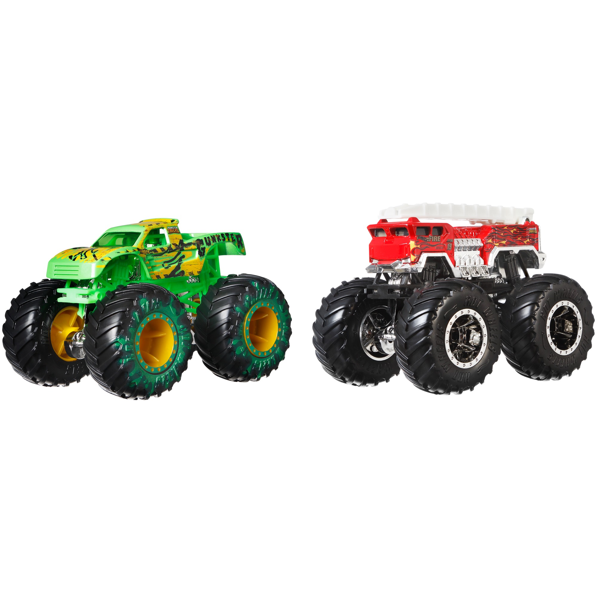 

Набір машинок Hot Wheels Monster Trucks Cunkster vs 5alarm (FYJ64/HLT69)