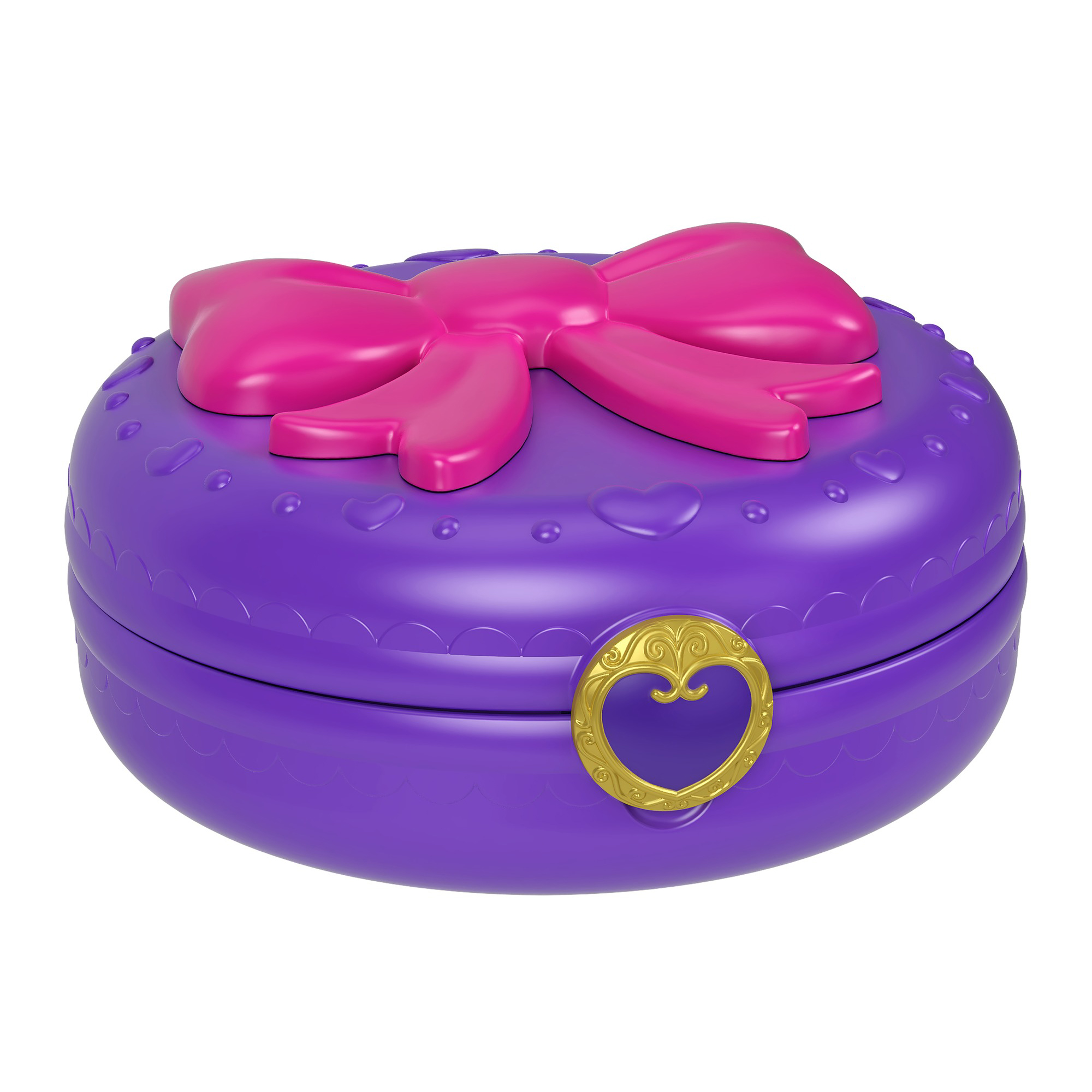 Акція на Ігровий набір Polly Pocket Тематичні зачіски фіолетовий (GVM22/1) від Будинок іграшок