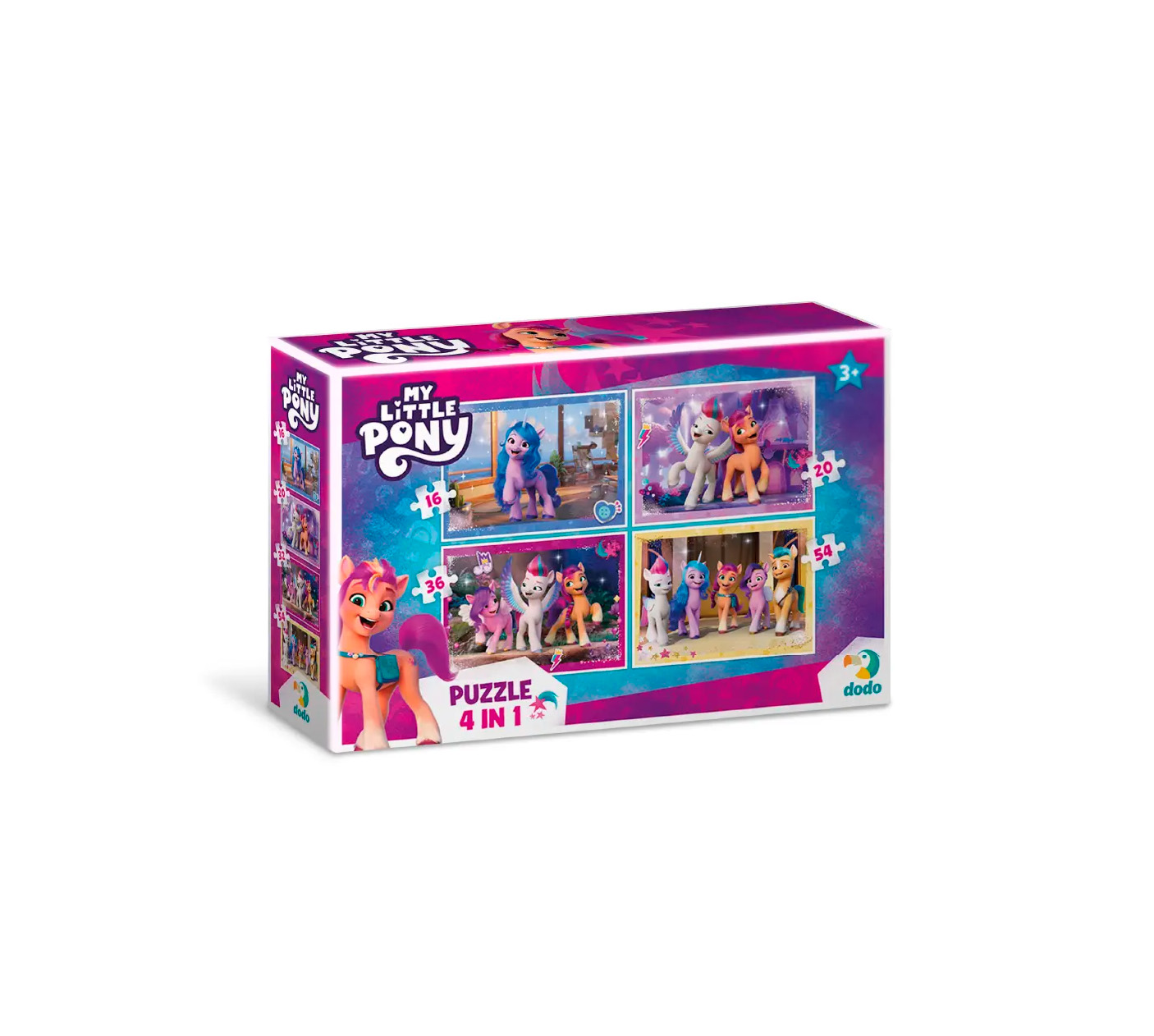 

Пазл Dodo My Little Pony 4 в 1 (200389)