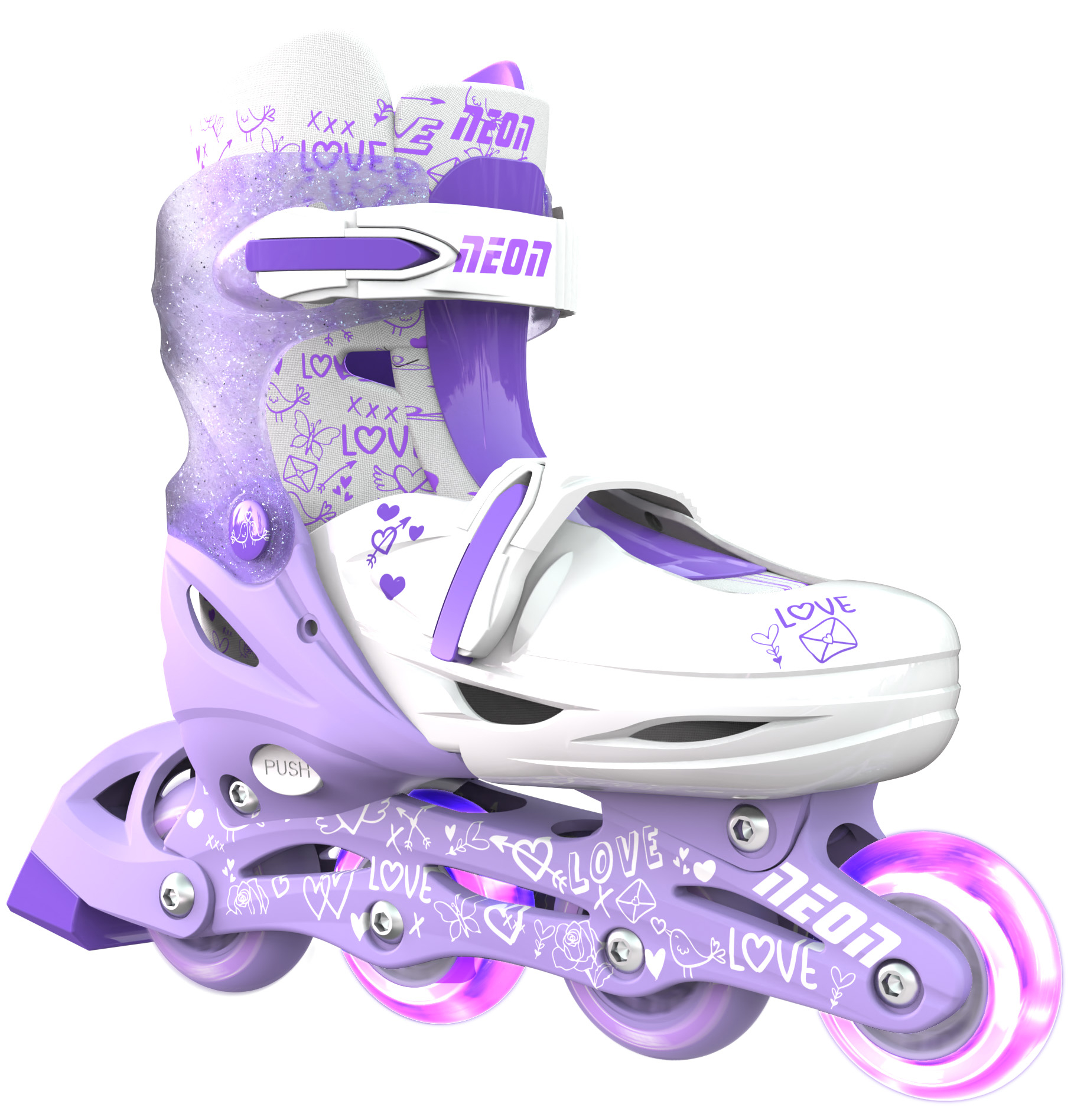 

Ролики Neon Combo Skates Фіолетовий розмір 30-33 (NT09L4)