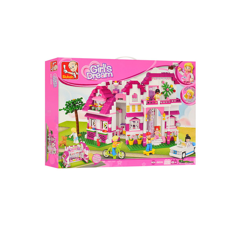 

Конструктор Sluban Girls Dream Позаміський будинок 726 деталей (M38-B0536)