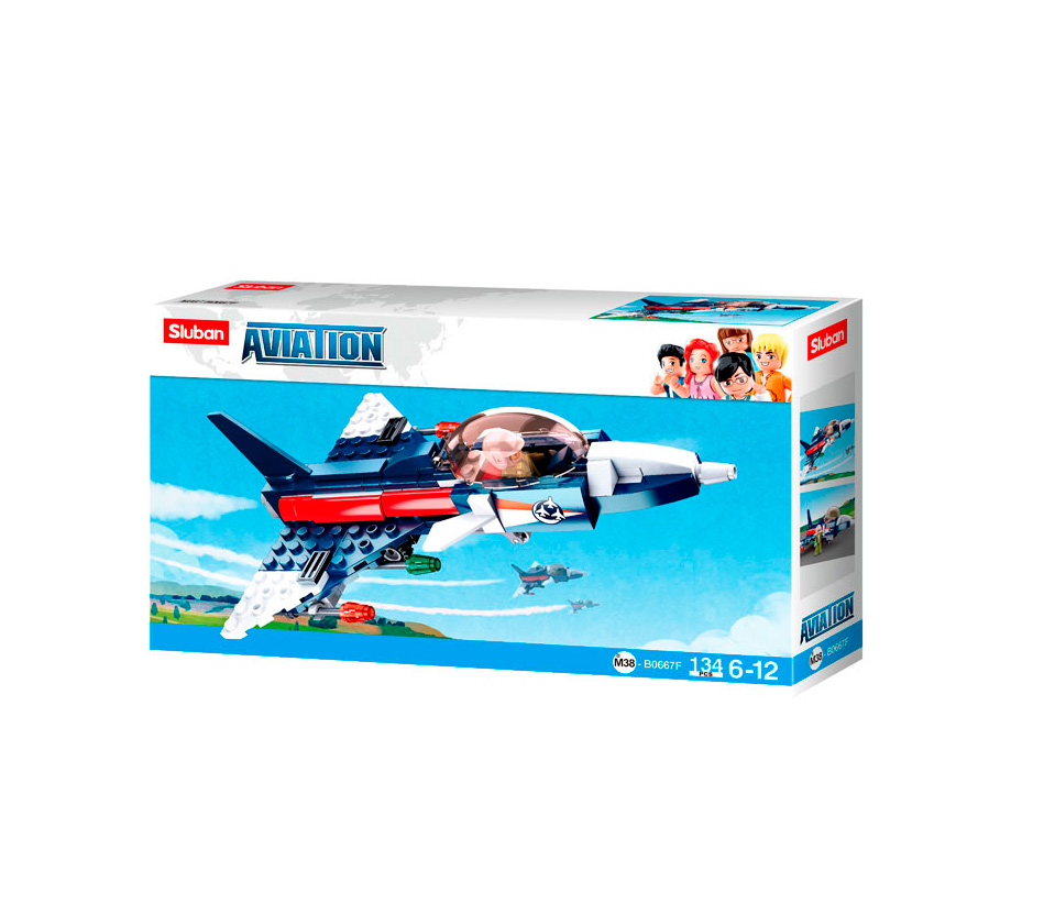 

Конструктор Sluban Aviation 134 деталей (M38-B0667F)