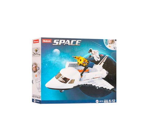 

Конструктор Sluban Space Космічний шатл 231 деталь (M38-B0736)