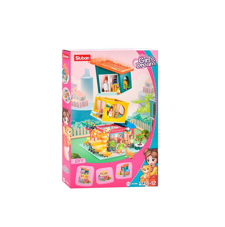 

Конструктор Sluban Girls Dream Будиночок 571 деталь (M38-B1090)
