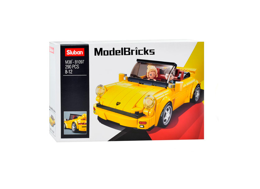 

Конструктор Sluban Model Bricks Машинка жовта 290 деталей (M38-B1097)