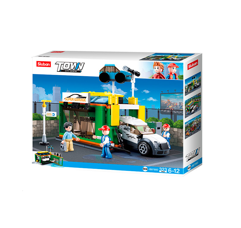 

Конструктор Sluban Town Автомийка 323 деталі (M38-B0759D)