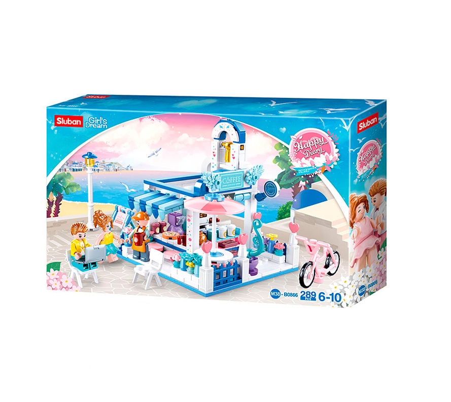 

Конструктор Sluban Happy Diary Кафе 289 деталей (M38-B0866)