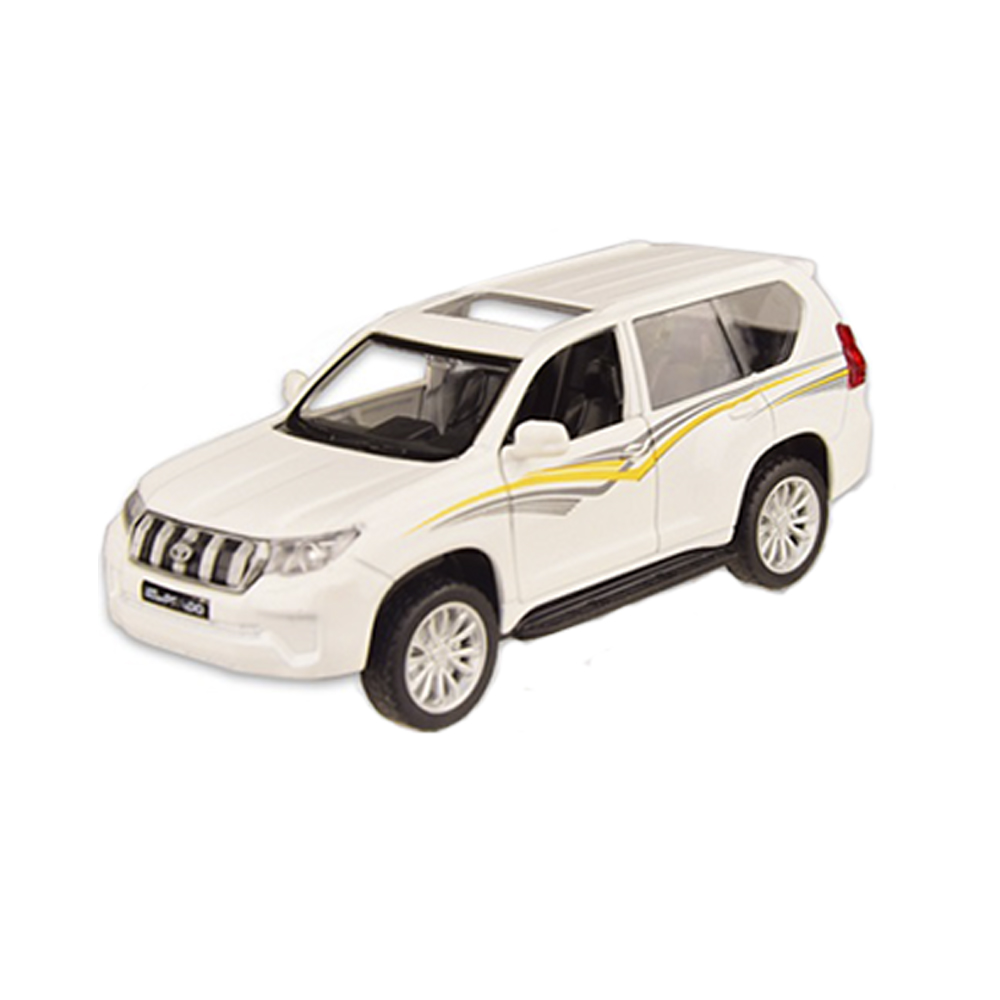 Акція на Автомодель Автопром білий з жовтим візерунком (4327/2) від Будинок іграшок