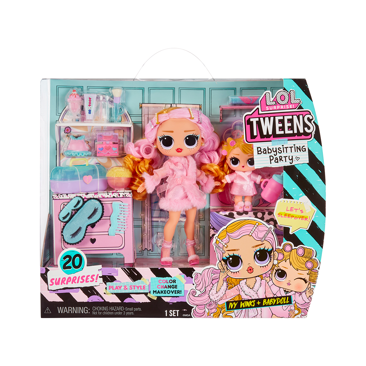 

Ігровий набір LOL Surprise Tweens and tots Айві та крихітка (580485)