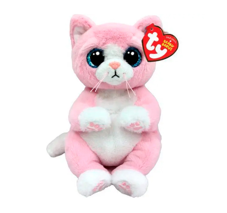 

М'яка іграшка TY Beanie Bellies Рожеве кошеня Lillibelle (41283)
