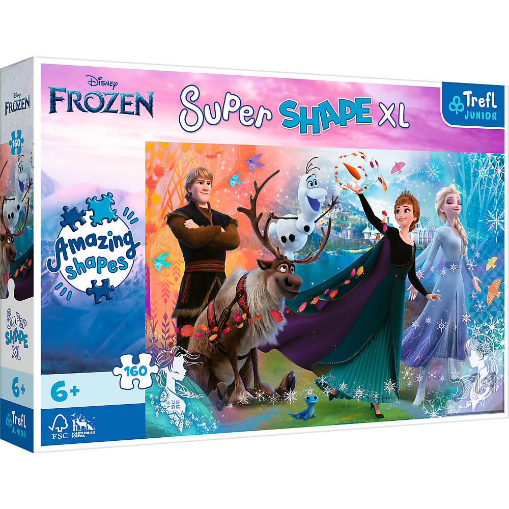 

Пазл Trefl Super shape XL Відкрий світ Крижаної країни 160 елементів (50022)