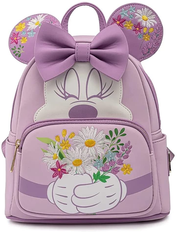 

Рюкзак Loungefly Disney Minnie holding flowers mini (WDBK1763)