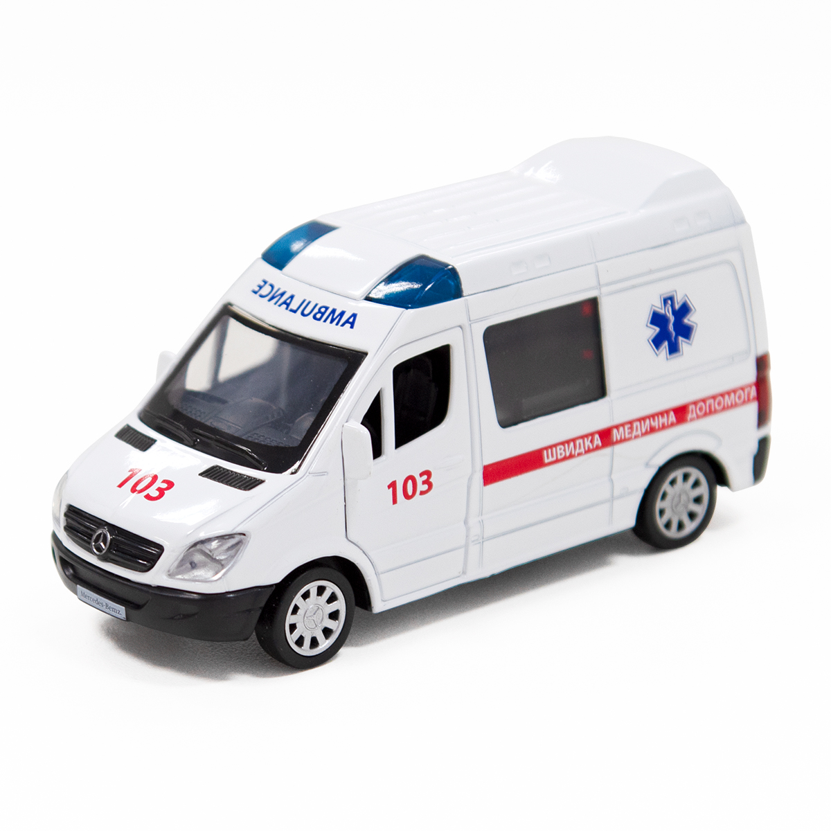 

Автомодель TechnoDrive Mercedes-Benz Sprinter Швидка допомога (250295)