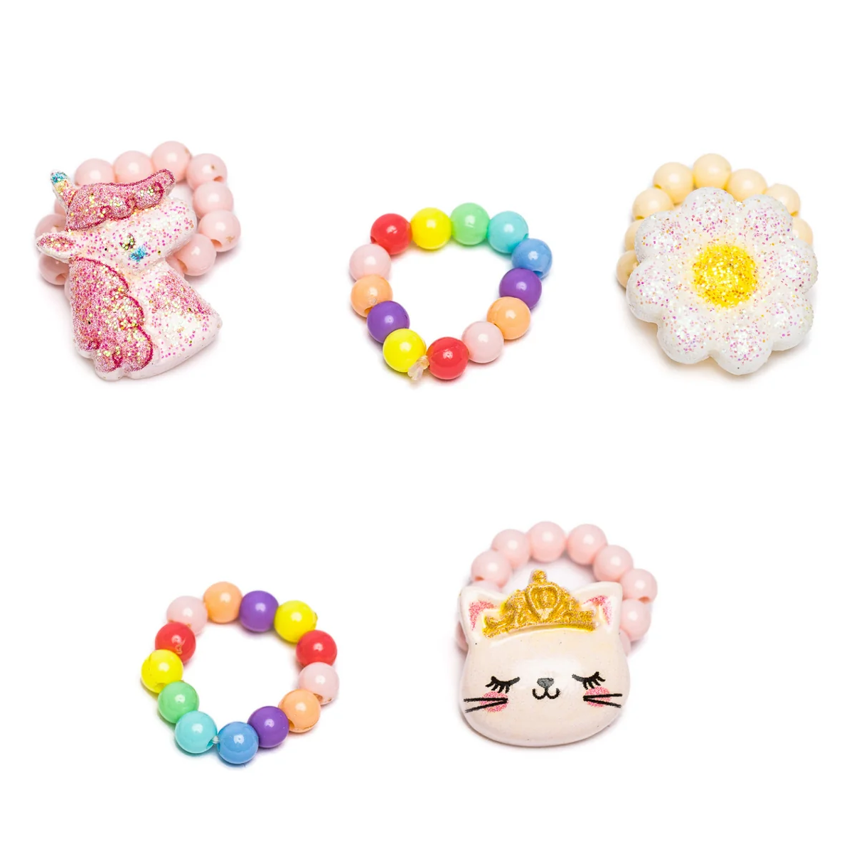 

Набір каблучок Great Pretenders Flower kitty unicorn (84522)