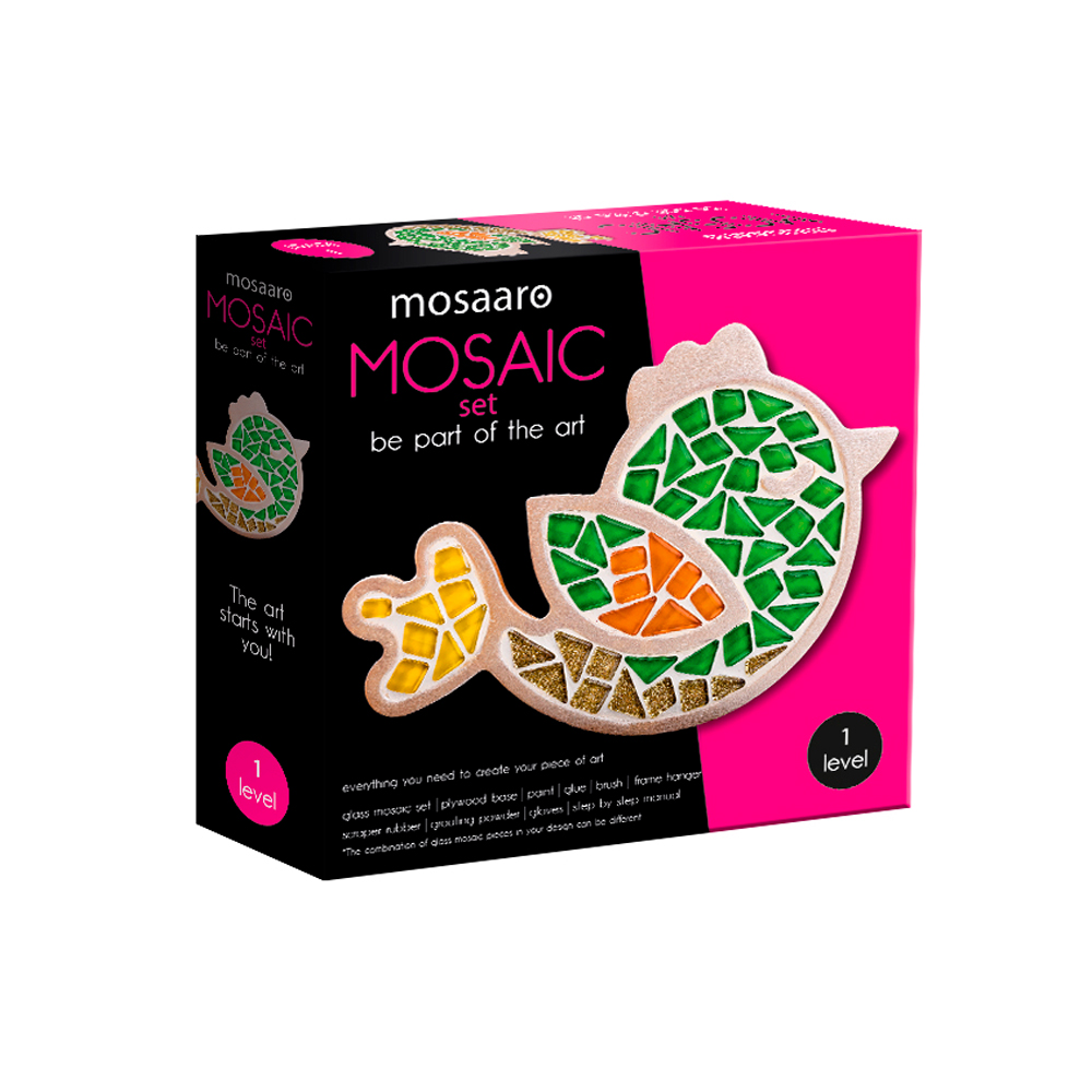 

​Набір скляної мозаїки Mosaaro Кришталеве скло Птах (MA1005)