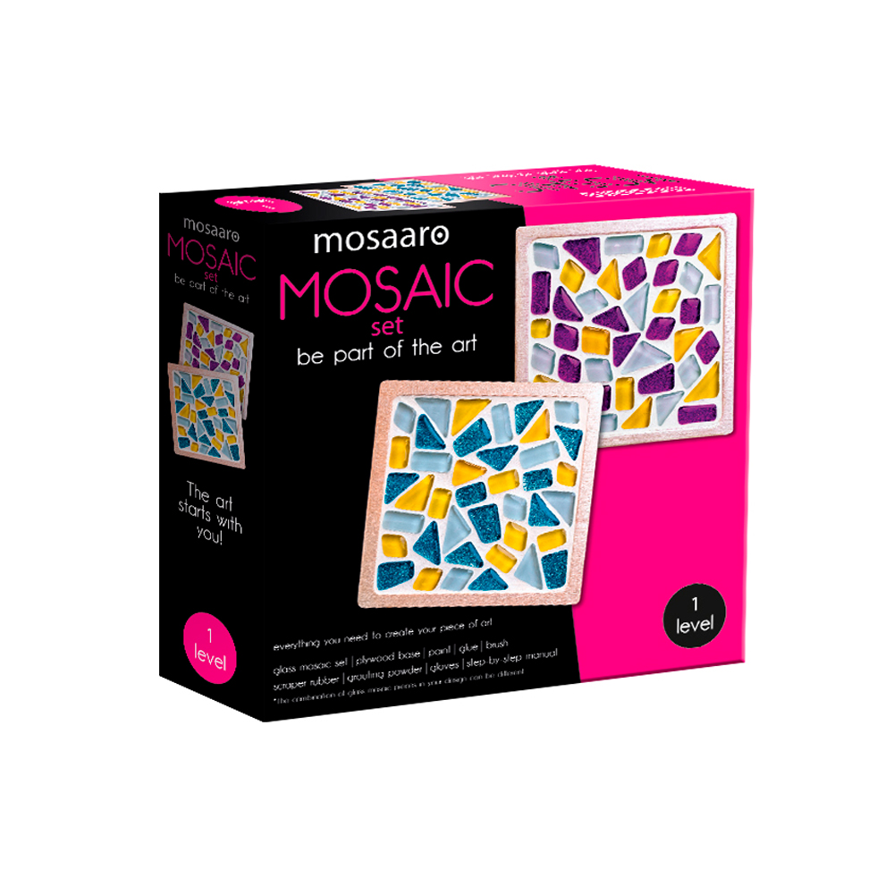 

​Набір скляної мозаїки Mosaaro Кришталеве скло Підставка для чашок (MA1002)