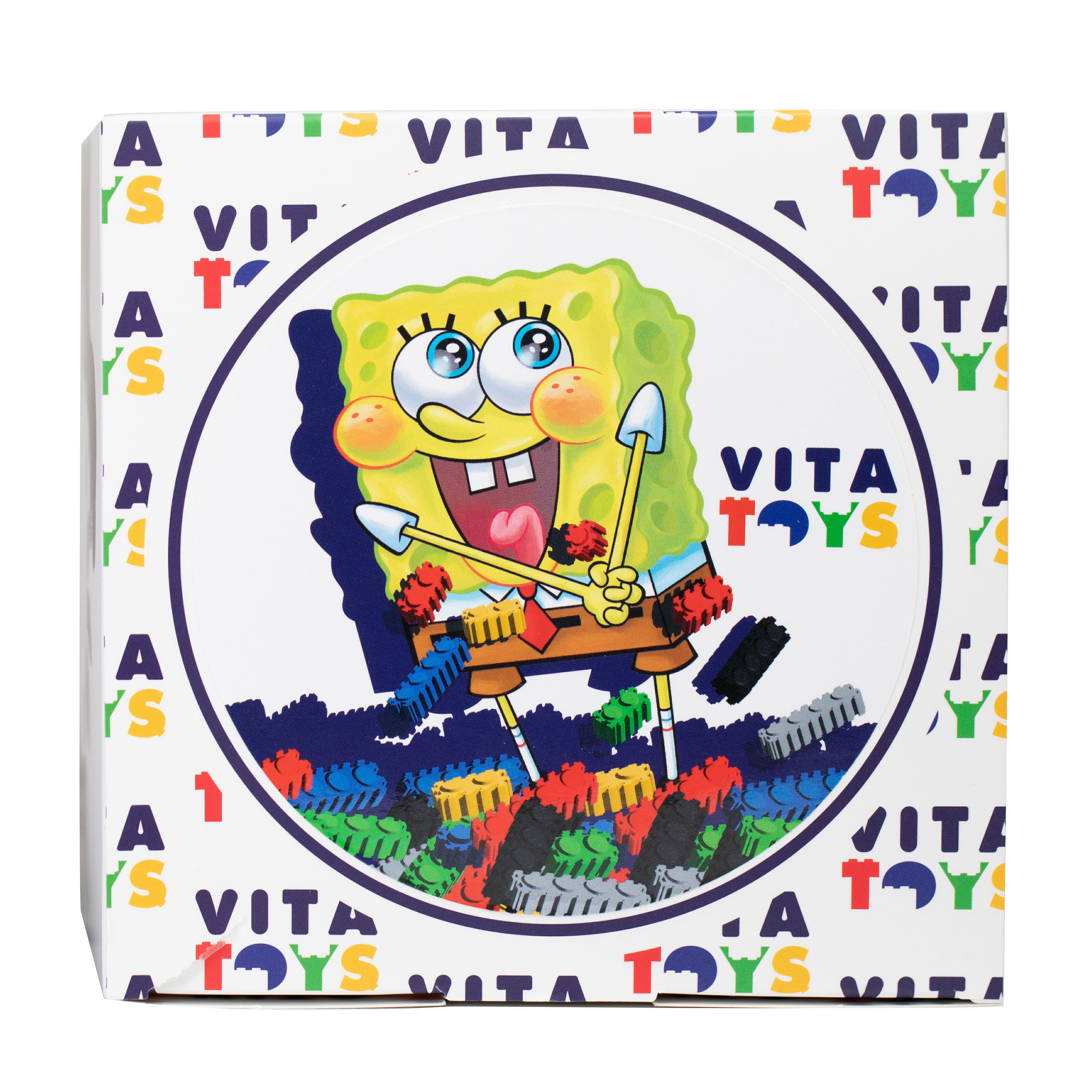 

​Іграшка-конструктор Vita toys Піксель Губка Боб (VTK 0059)