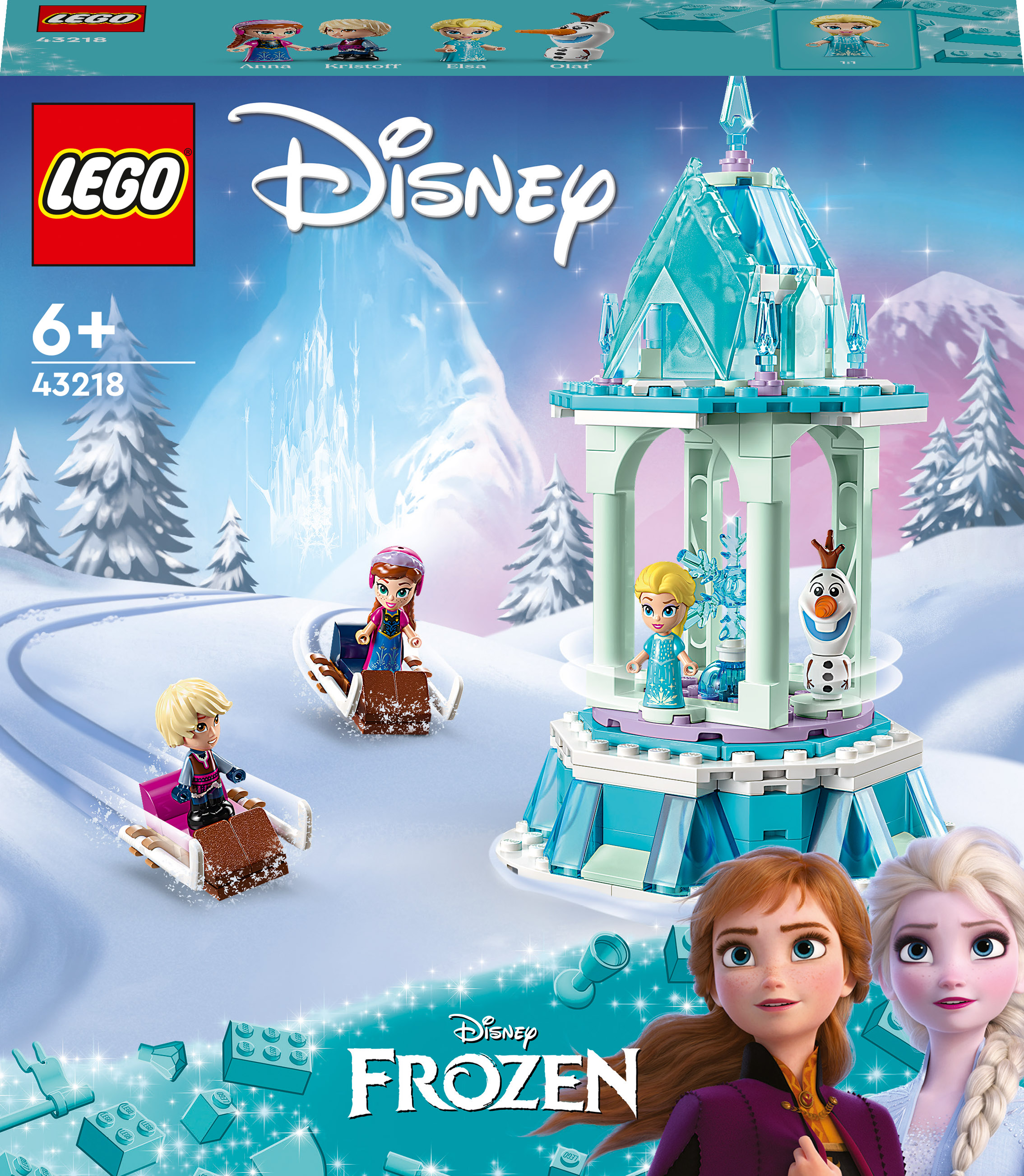 

Конструктор LEGO│Disney Чарівна карусель Анни й Ельзи (43218)