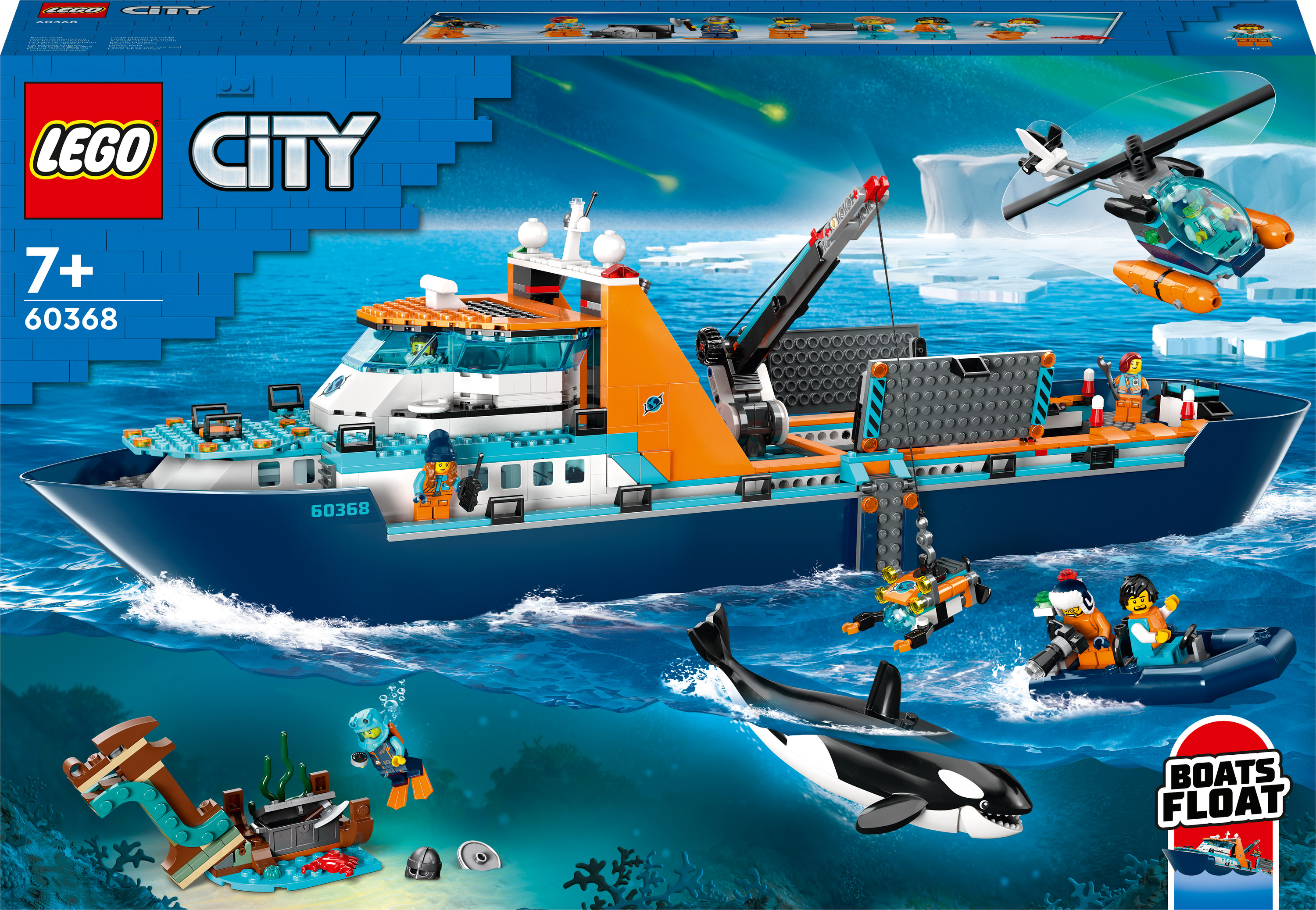 Акція на Конструктор LEGO City Арктичний дослідницький корабель (60368) від Будинок іграшок