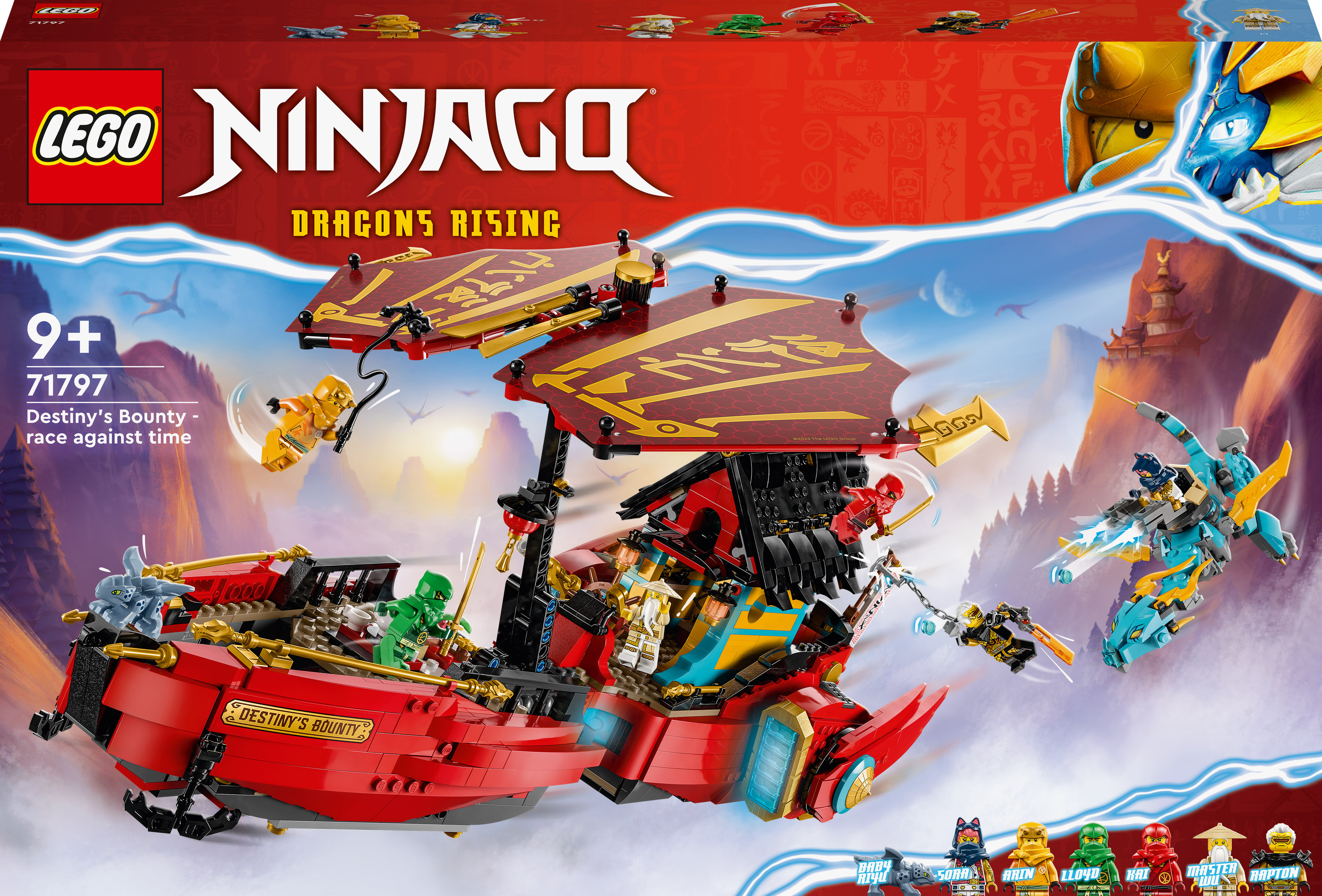 Акція на Конструктор LEGO NINJAGO Дарунок долі — перегони з часом (71797) від Будинок іграшок