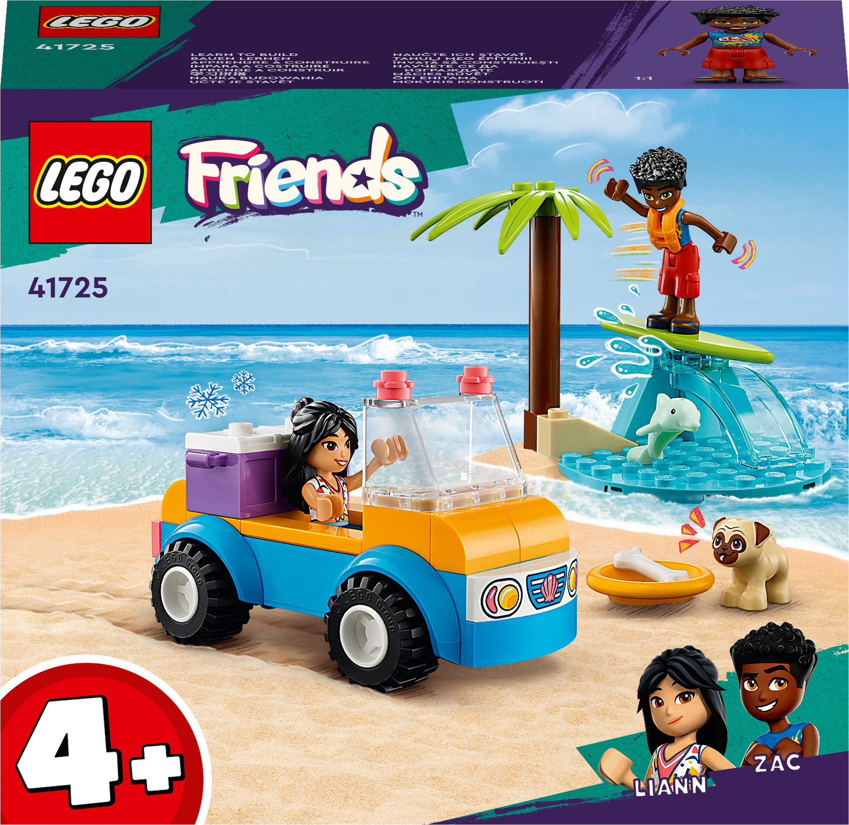 

Конструктор LEGO Friends Розваги на пляжному кабріолеті (41725)