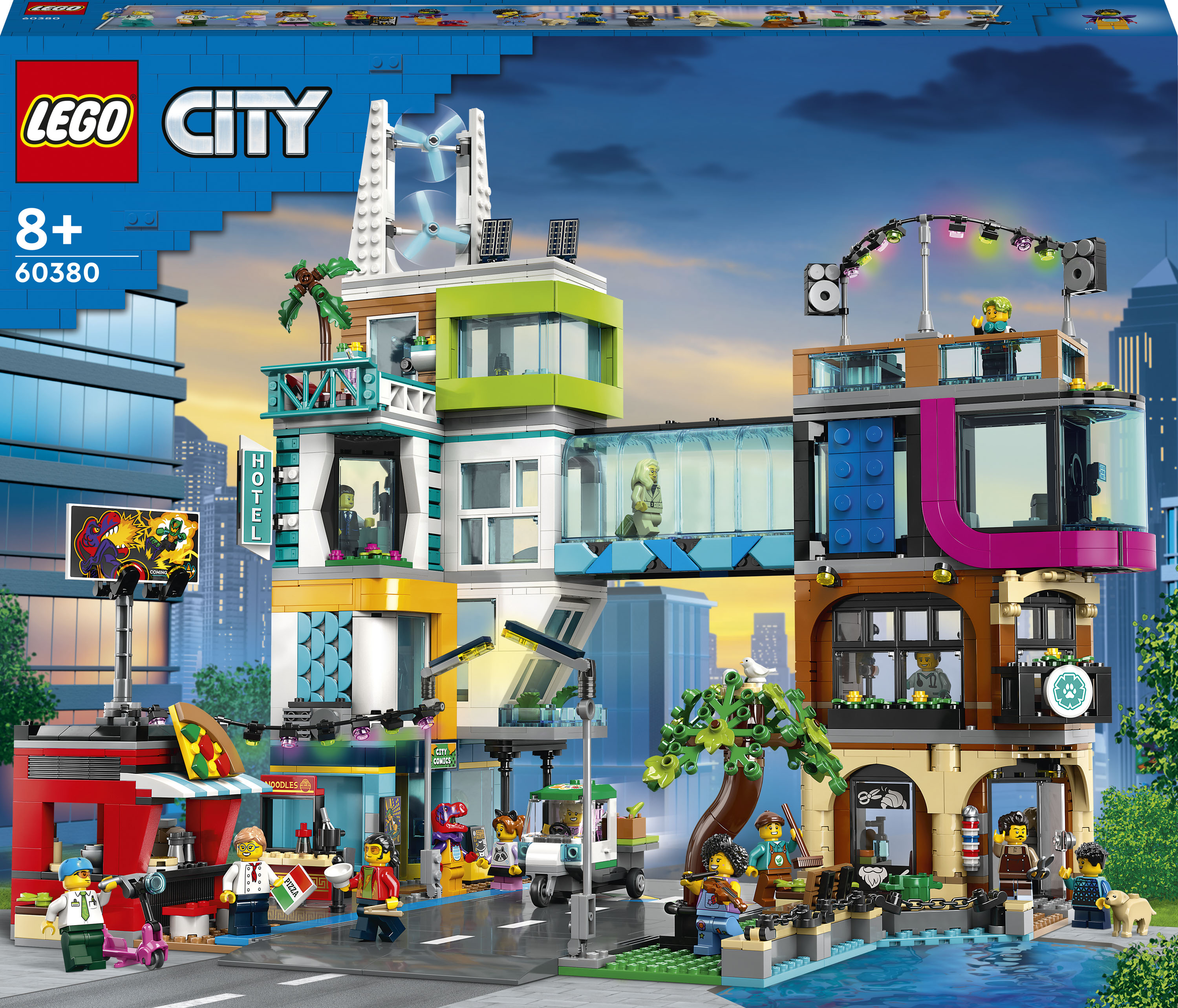 Акція на Конструктор LEGO City Центр міста (60380) від Будинок іграшок