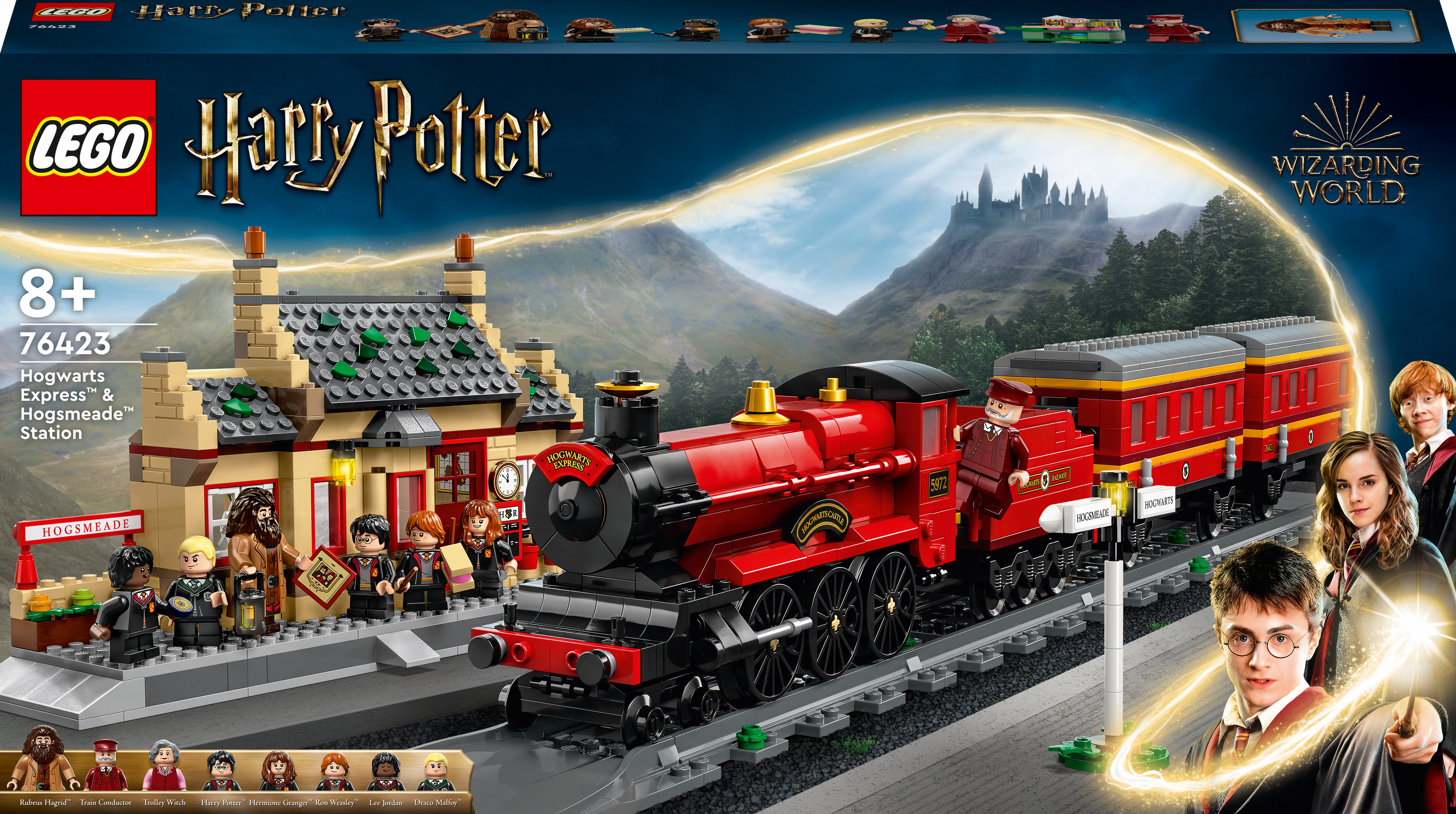 

Конструктор LEGO Harry Potter Гоґвортський експрес і станція Гоґсмід (76423)
