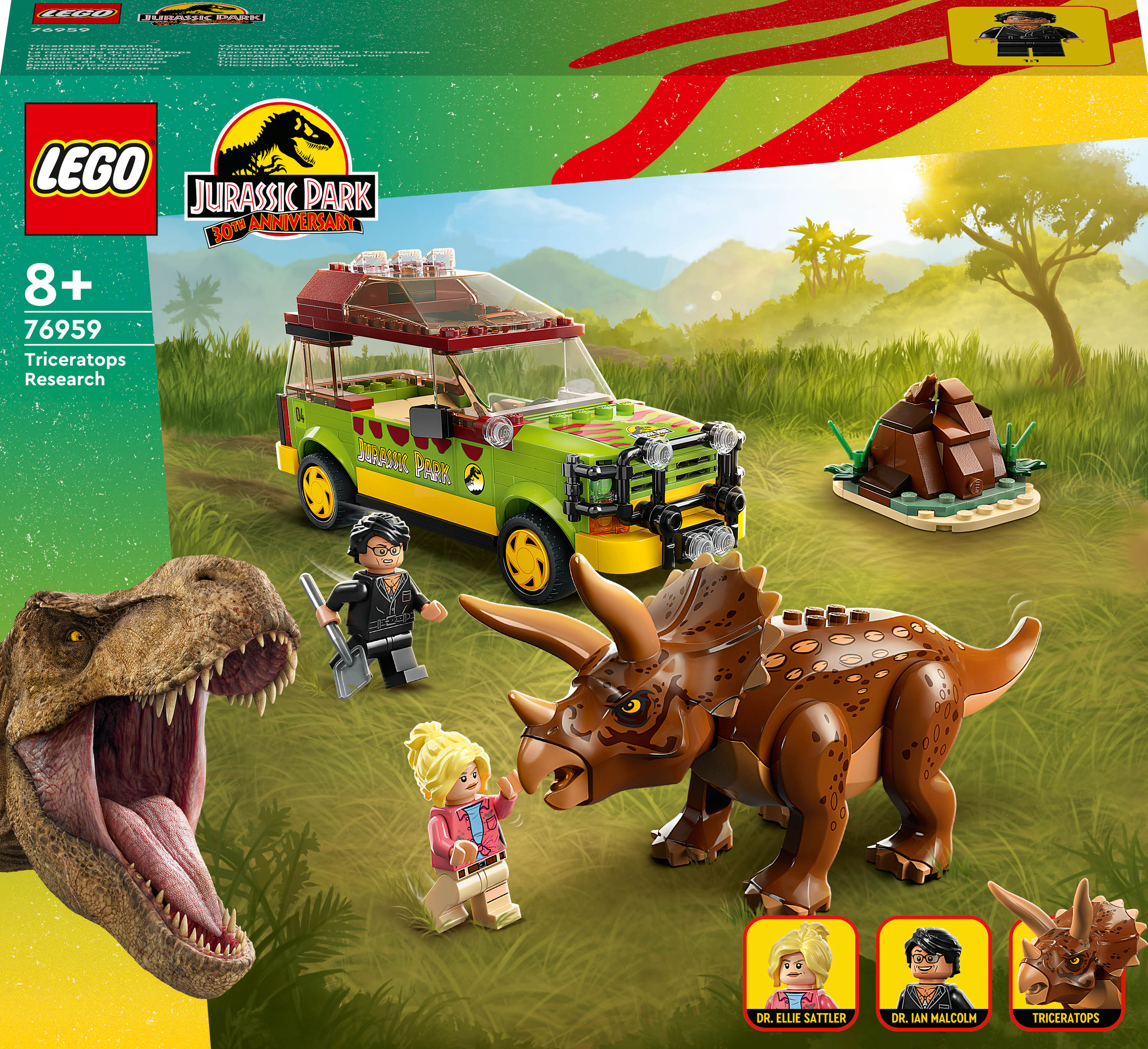

Конструктор LEGO Jurassic World Дослідження трицератопсів (76959)