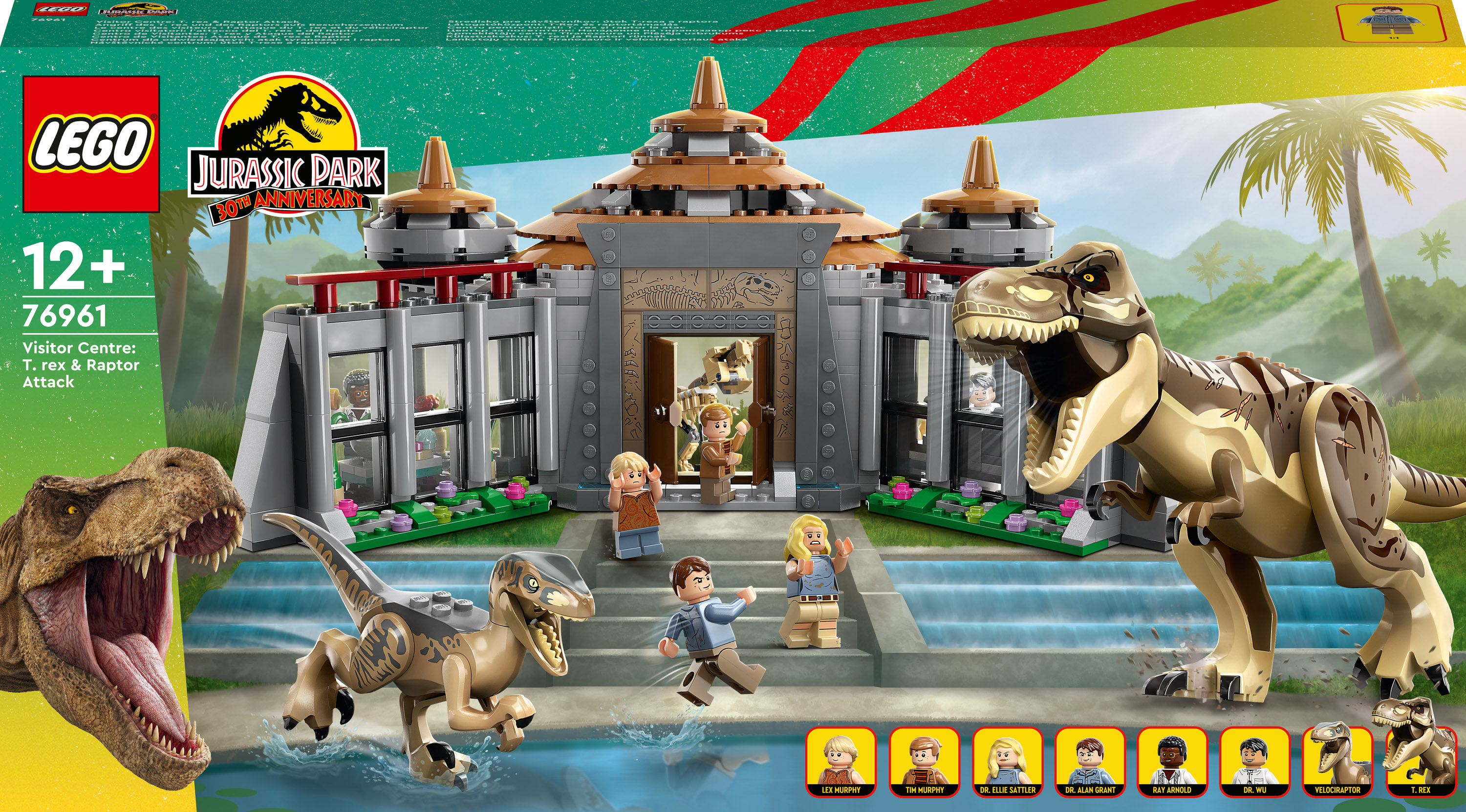 

Конструктор LEGO Jurassic World Центр відвідувачів: Атака тиранозавра й раптора (76961)