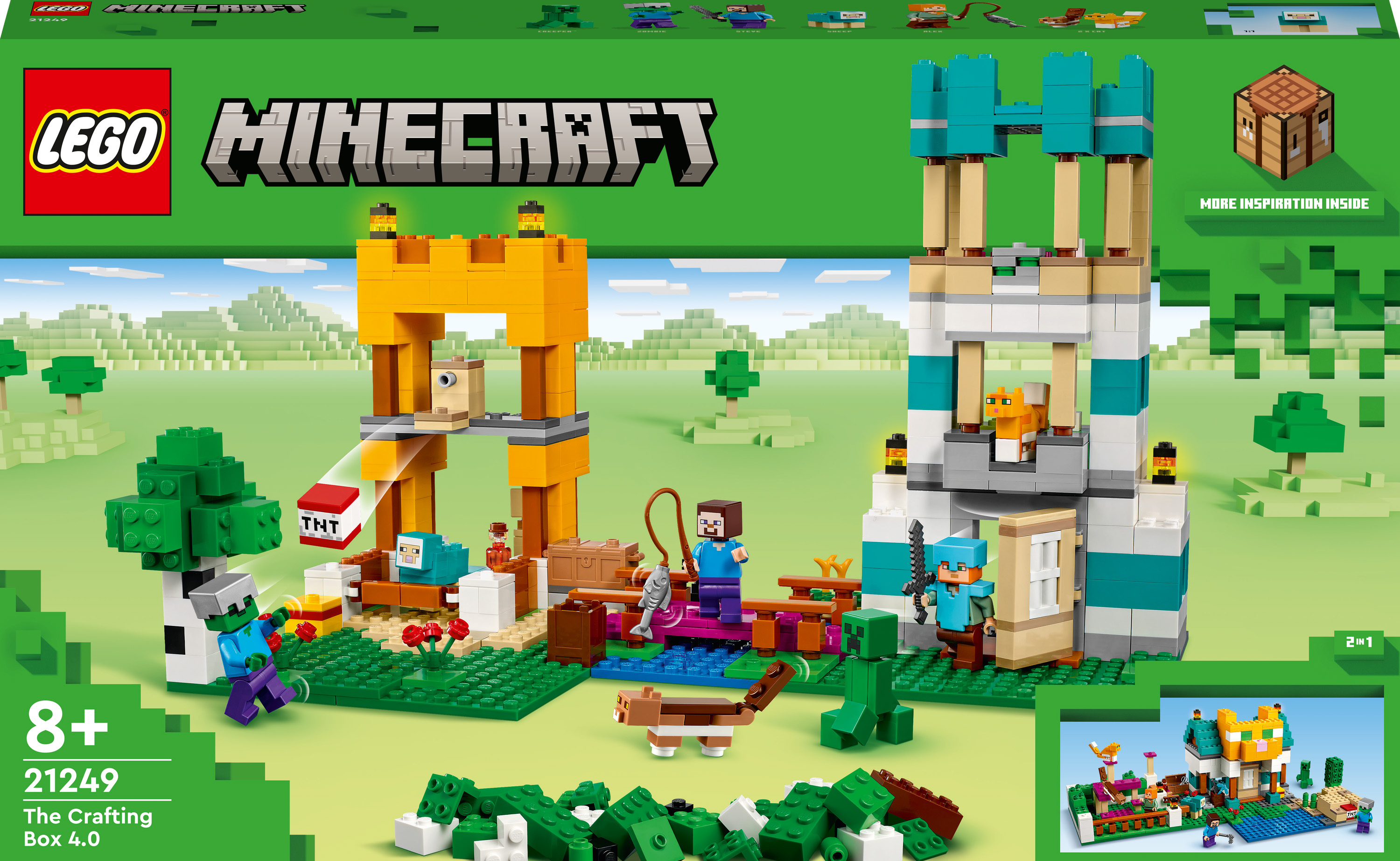 Акція на Конструктор LEGO Minecraft Скриня для творчості 4.0 (21249) від Будинок іграшок