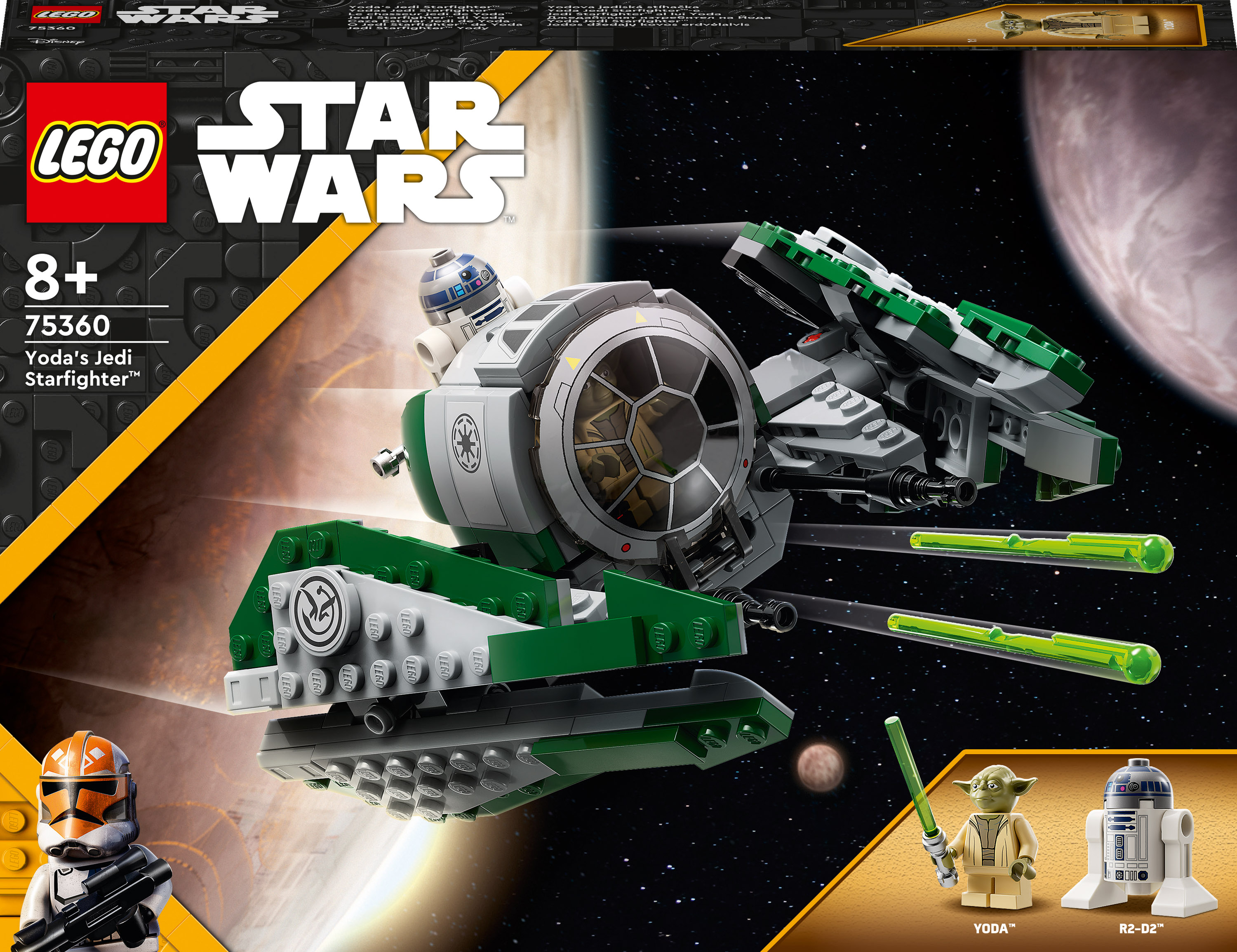 

Конструктор LEGO Зоряні війни Джедайський винищувач Йоди (75360)